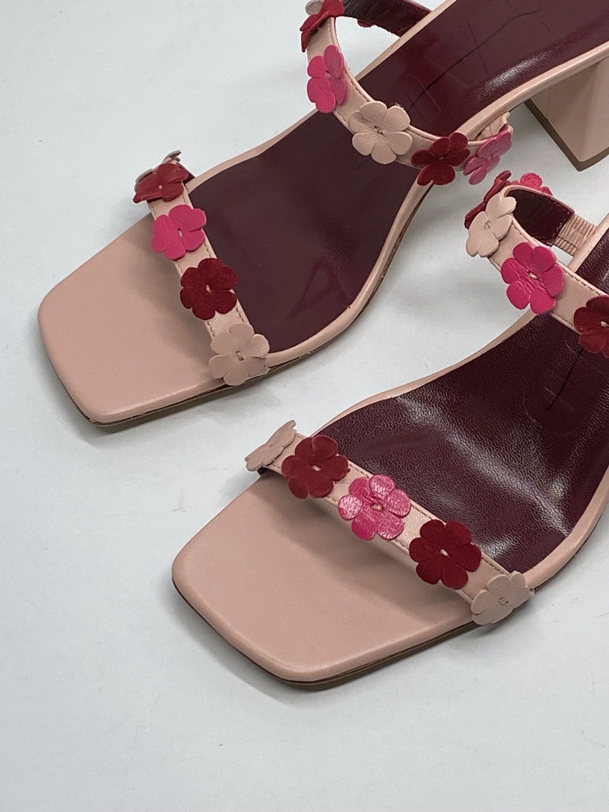Staud STAUD Floral Leather Sandals size 36.5 Size US 6.5 / IT 36.5 - 4 Thumbnail