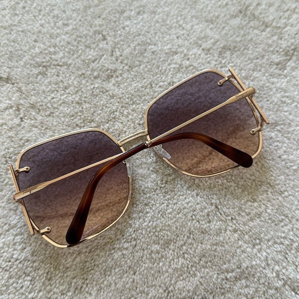 Salvatore Ferragamo Ferragamo Gancio 62mm Gradient Square Sunglasses Size ONE SIZE - 5 Thumbnail