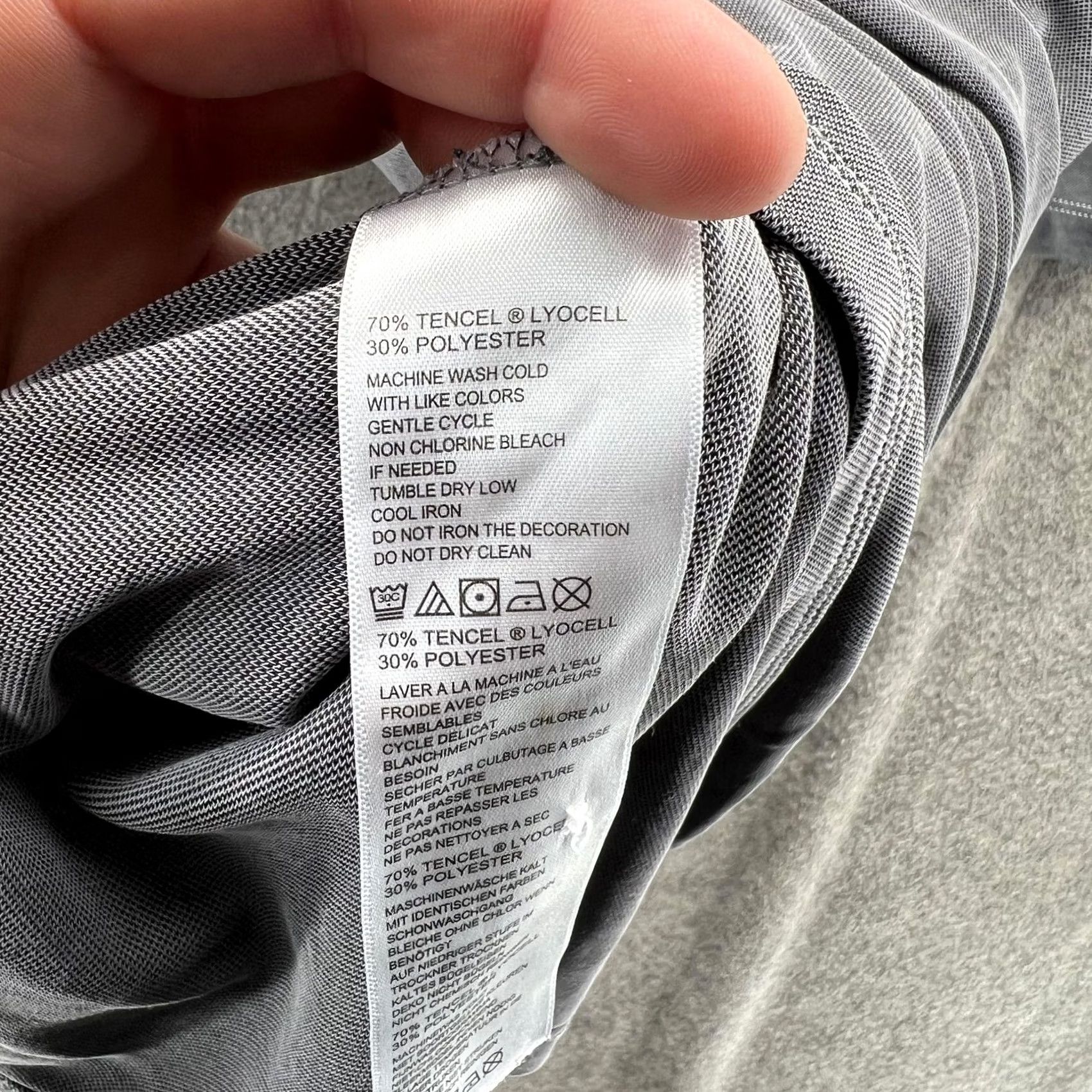 Tommy Bahama Tommy Bahama Polo Shirt Mens XL Gray Tencel Lyocell Blend Short Sleeve Casual Golf Size US XL / EU 56 / 4 - 7 Thumbnail