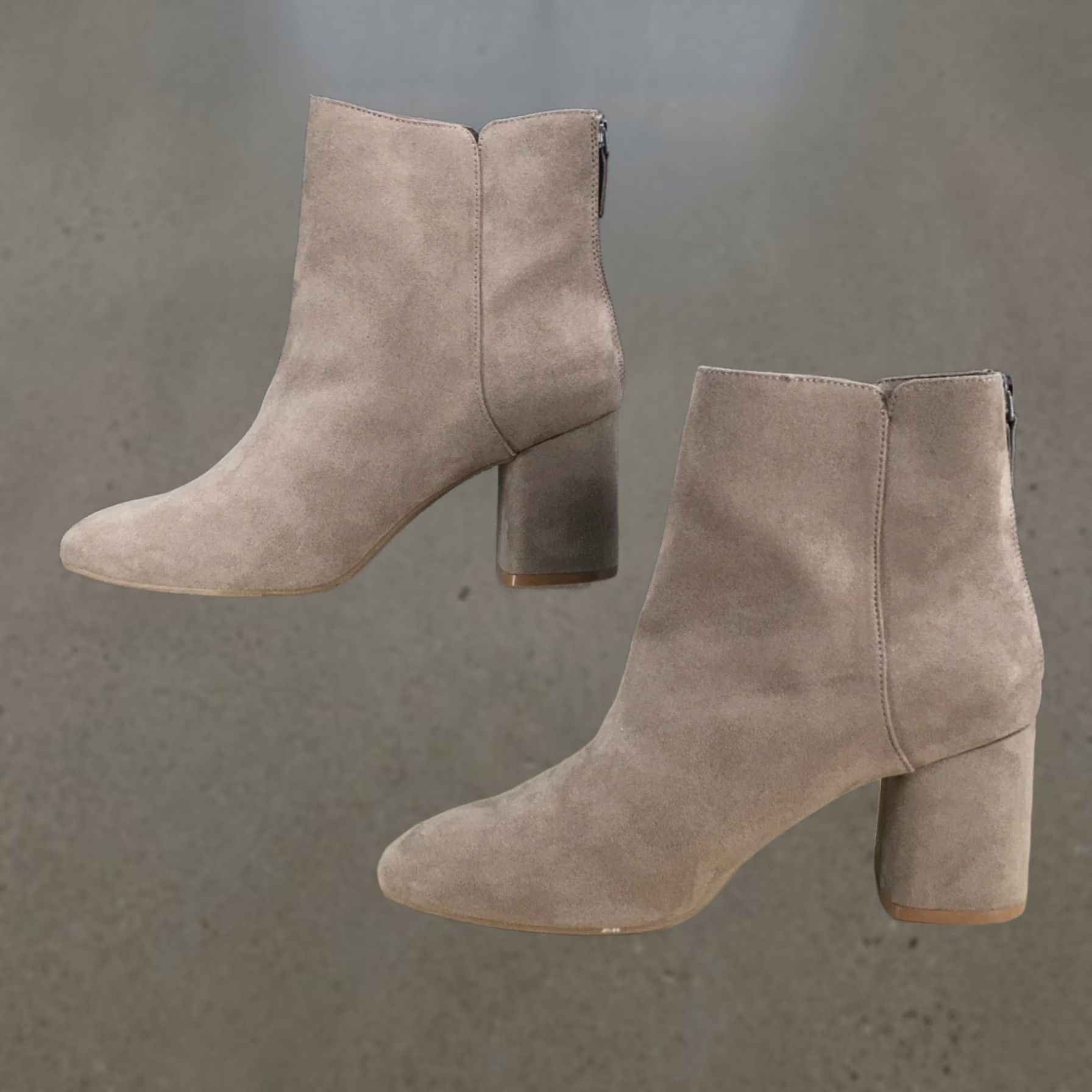 Old Navy Old Navy Boots Womens 9 Ankle Bootie Beige Casual Almond Toe Block Heels Comfort Shoes Size US 9 / IT 39 - 1 Thumbnail