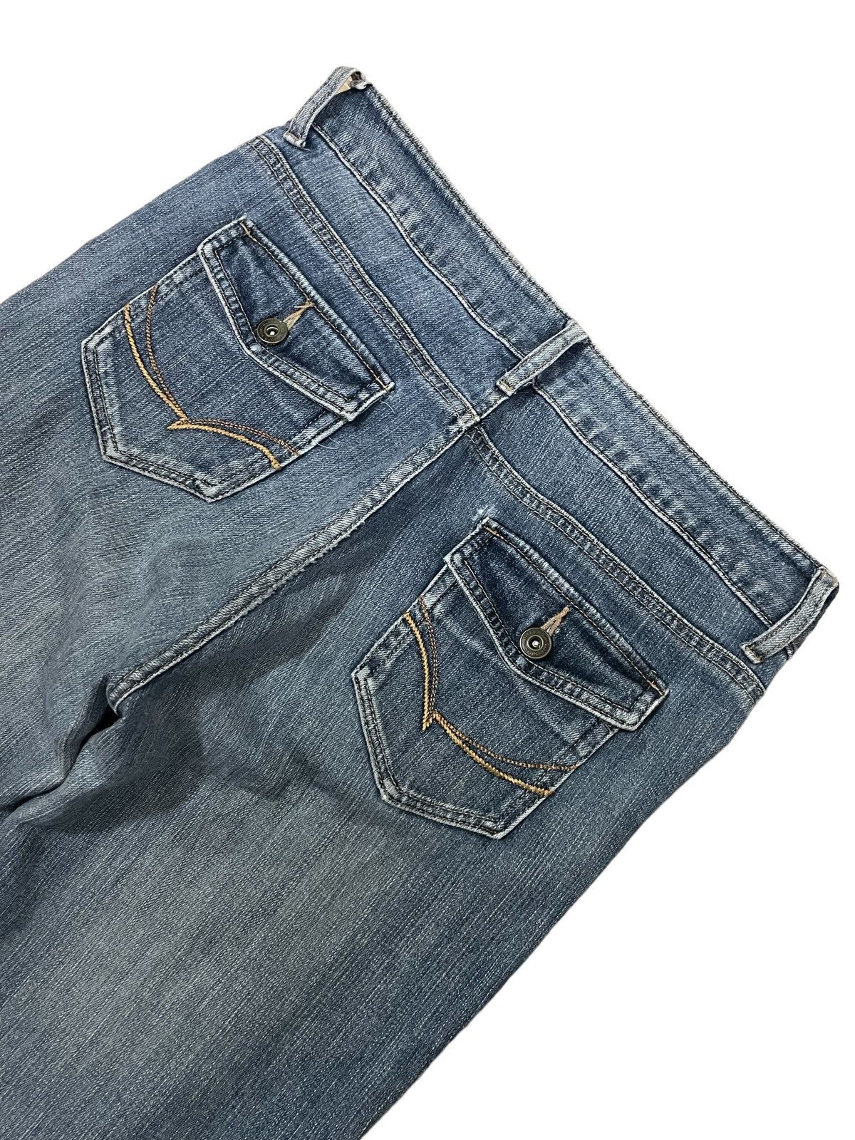 Japanese Brand Vintage Japanese Denim Streetwear Blue Wash Bootcut Jeans Size US 30 / EU 46 - 6 Thumbnail