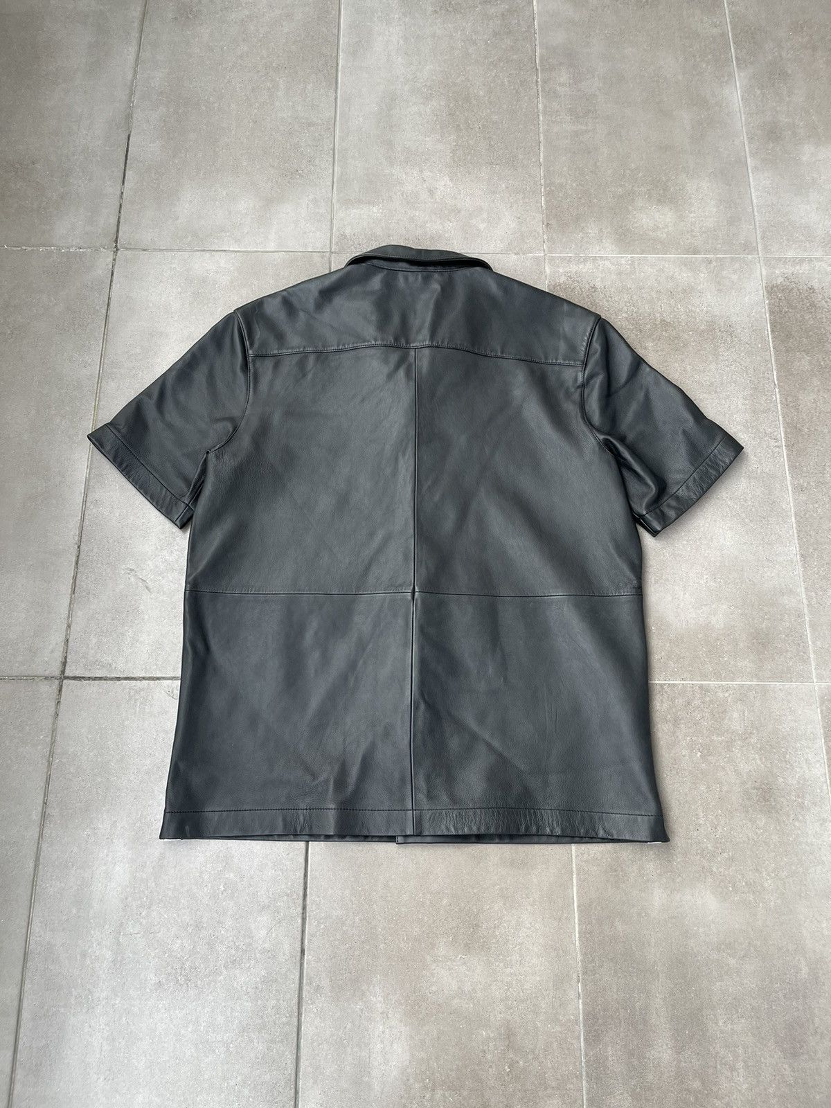 Han Kjobenhavn !DS! FW22 Han Kjobenhavn Black Leather Summer Shirt Size US M / EU 48-50 / 2 - 17 Thumbnail