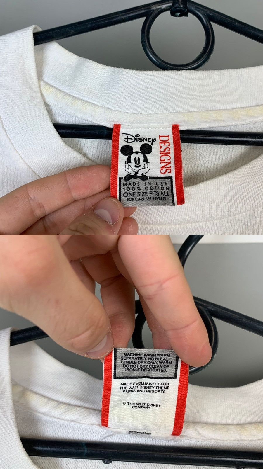 Mickey Mouse Vintage Mickey Mouse Single Stitch T-shirt Made in USA Size US XL / EU 56 / 4 - 4 Thumbnail