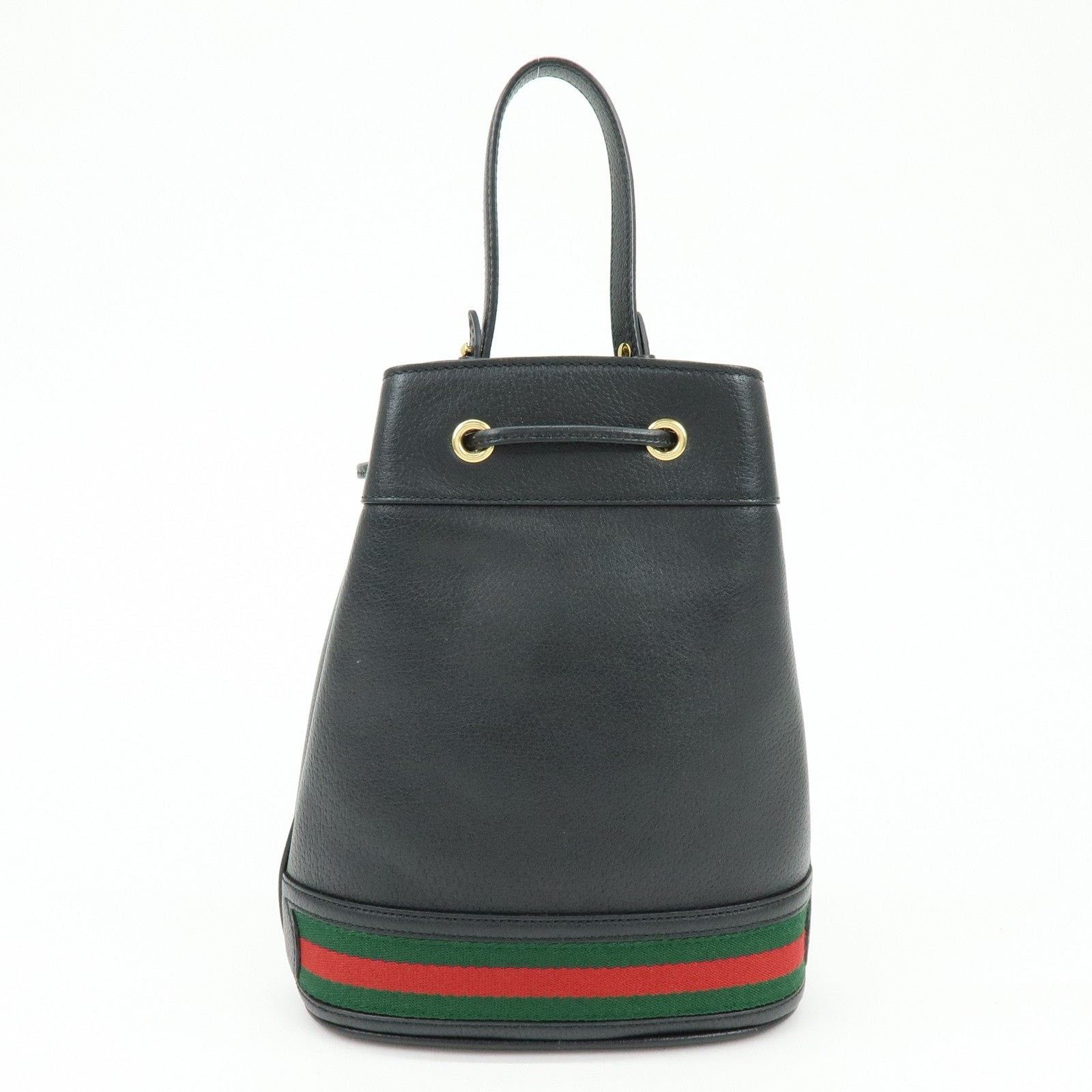 Gucci Gucci Ophidia GG Marmont Small Calfskin Bucket Bag Black Size ONE SIZE - 2 Thumbnail