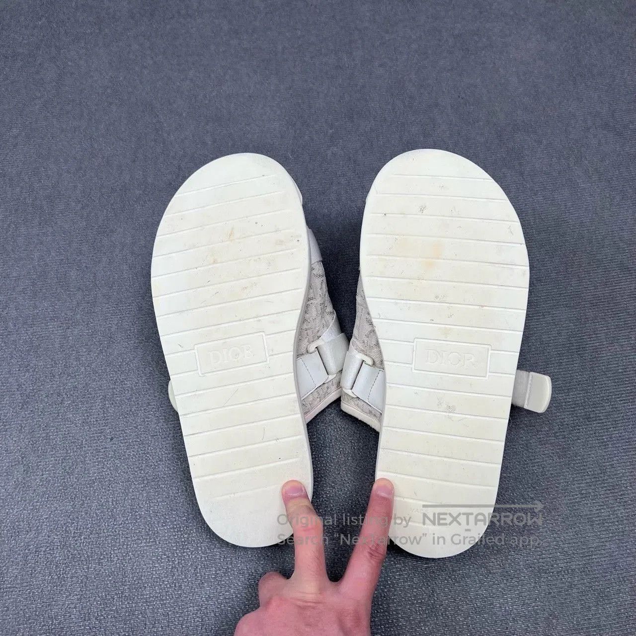 Dior Dior Alpha Monogram Logo Tactical Strap Slippers. Size US 9 / EU 42 - 7 Thumbnail