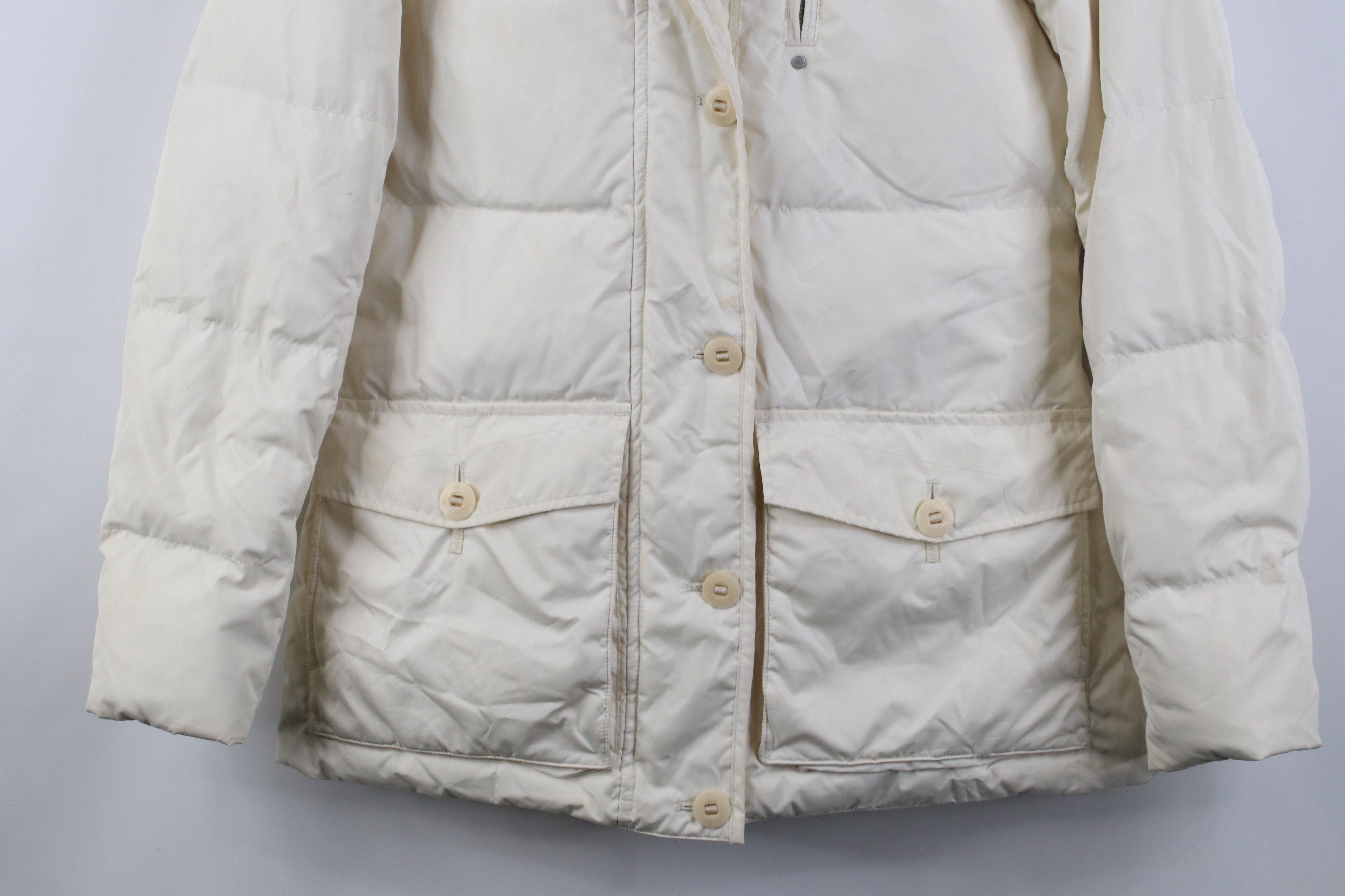 Polo Ralph Lauren Vintage Y2K Ralph Lauren Full Zip Puffer Jacket Cream Size S / US 4 / IT 40 - 3 Thumbnail
