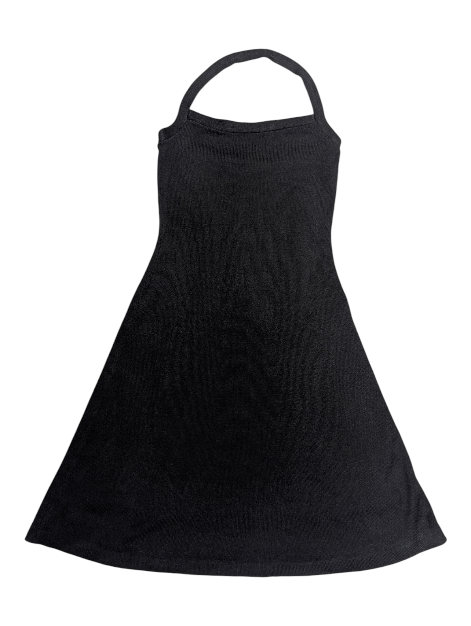 Ralph Lauren Ralph Lauren Black Silk Halter Neck Knit Dress Size XS / US 0-2 / IT 36-38 - 3 Thumbnail