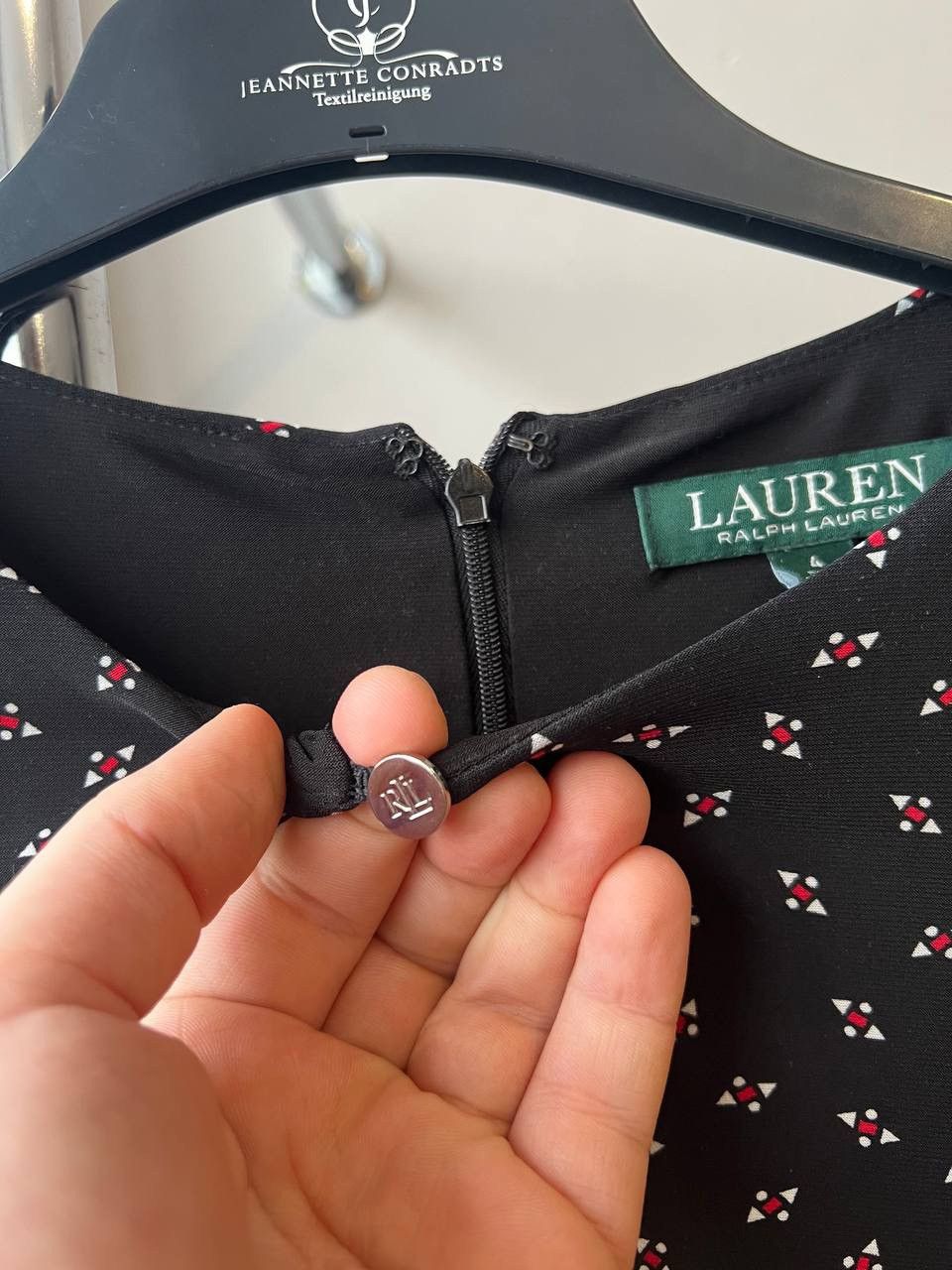 Lauren Ralph Lauren LAUREN RALPH LAUREN GREEN LABEL WOMEN BLACK POLKA DOT DRESS Size S / US 4 / IT 40 - 10 Thumbnail