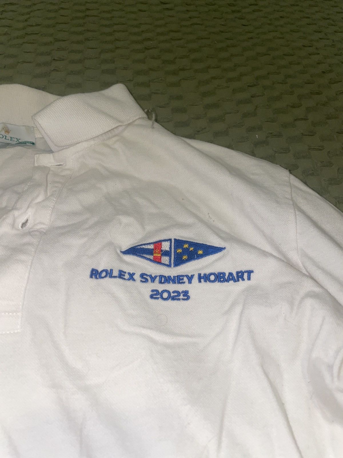 Rolex * RARE * Rolex Syd/HOB ‘23 yacht polo Size US M / EU 48-50 / 2 - 3 Thumbnail