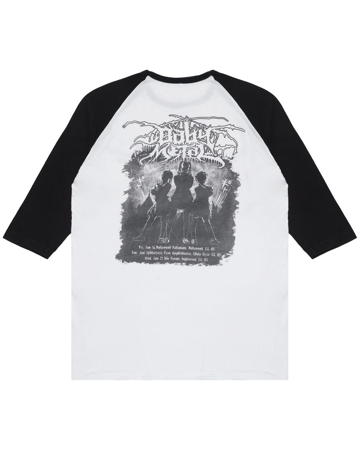 Band Tees BABYMETAL Raglan Tour T-Shirt (Front & Back Print) Size US M / EU 48-50 / 2 - 1 Thumbnail