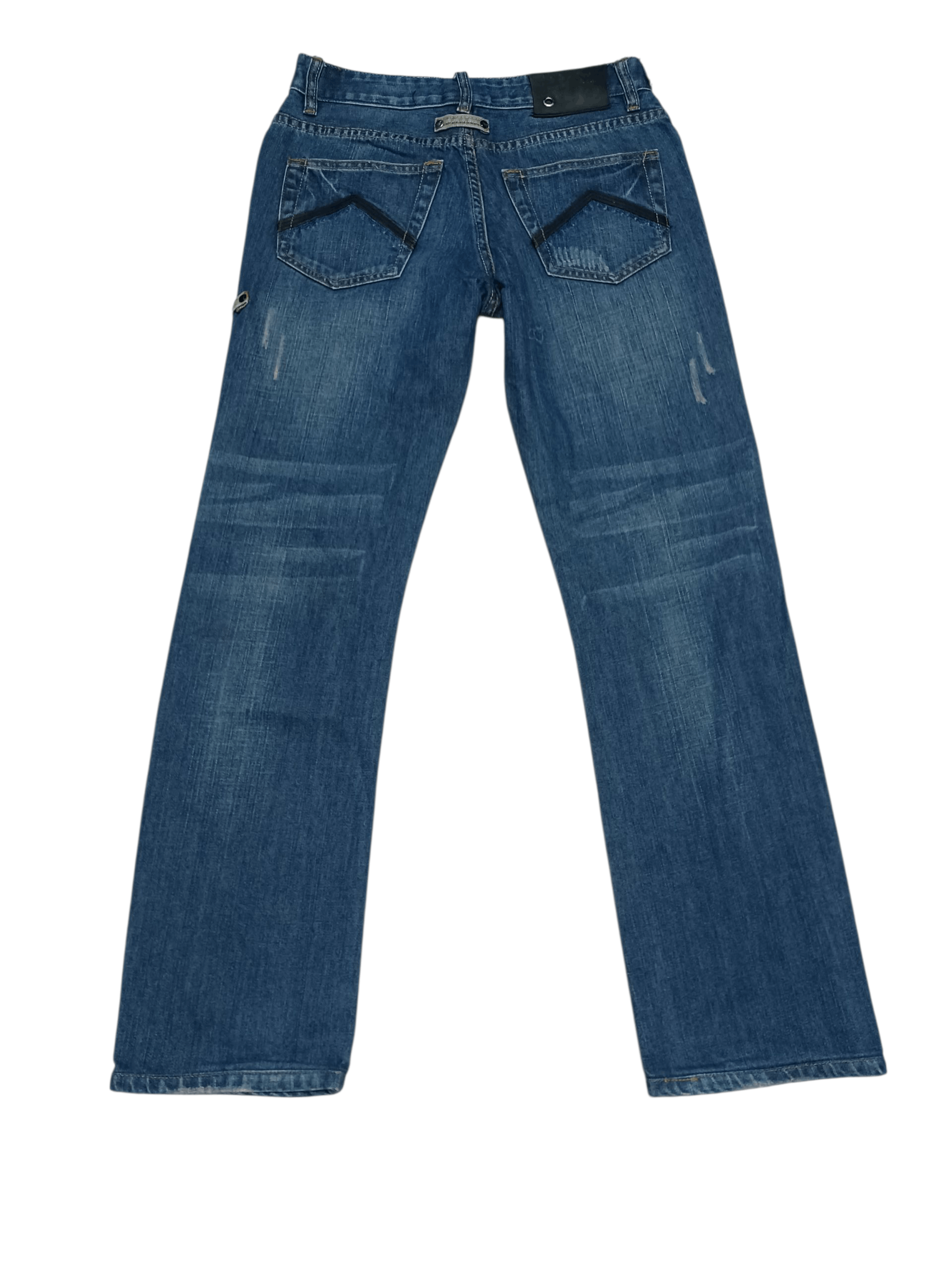 Armani Exchange ARMANI EXCHANGE VINTAGE LUXURY DISTRESSED JEANS DENIM Size US 32 / EU 48 - 3 Thumbnail