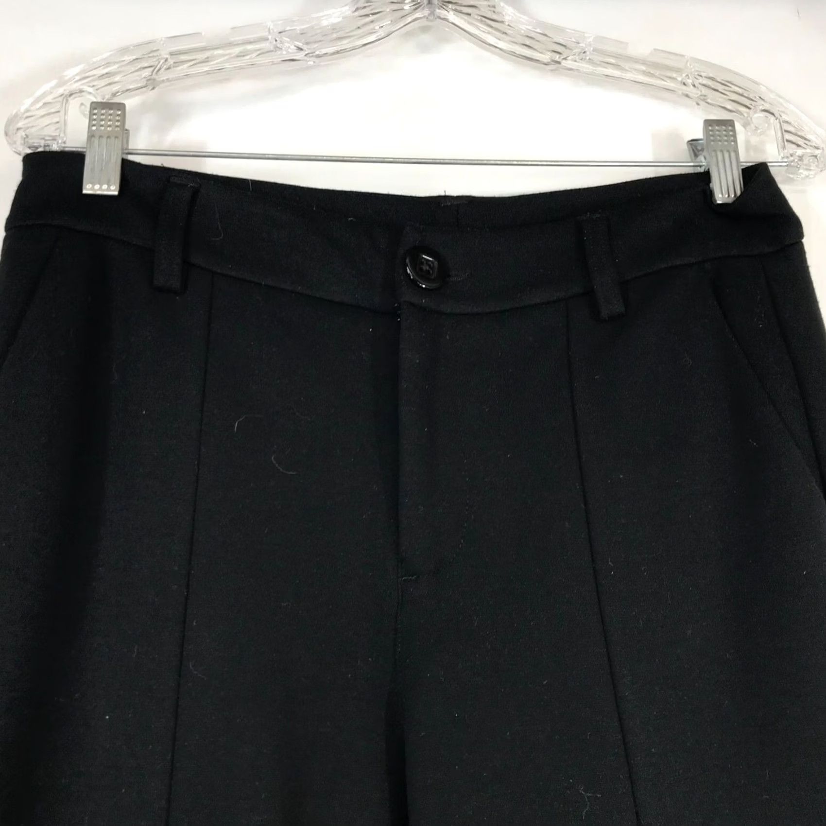 Vintage CABI Women's 4 Black Rayon Blend Slack Pants Style 3573 Size 27" / US 4 / IT 40 - 2 Thumbnail