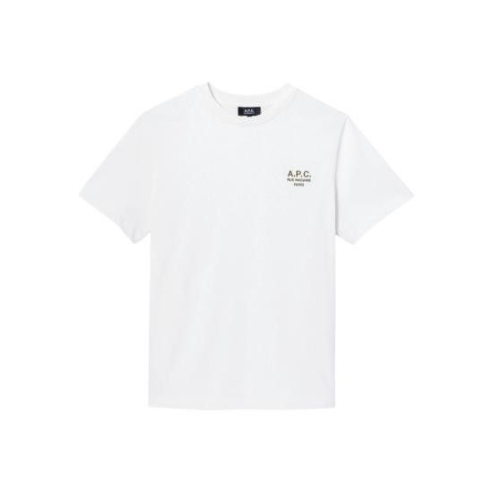A.P.C. Men T-Shirts COHBU M26388 TAF WHITE