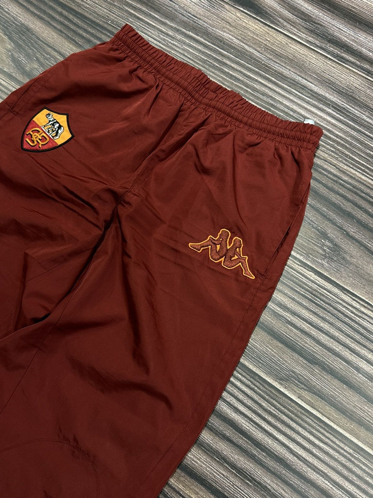 Kappa × Vintage Vintage Kappa Nylon pants Soccer football team A.S Roma Size US 30 / EU 46 - 5 Thumbnail