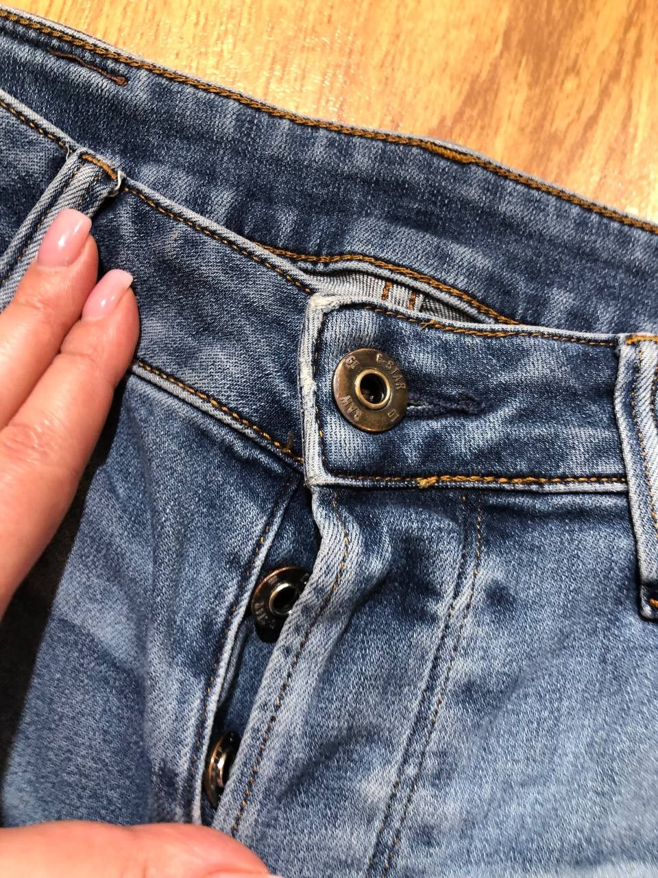 G-Star G-Star RAW 3301 Slim Jeans Denim Designer Straight Pants Size US 32 / EU 48 - 14 Thumbnail