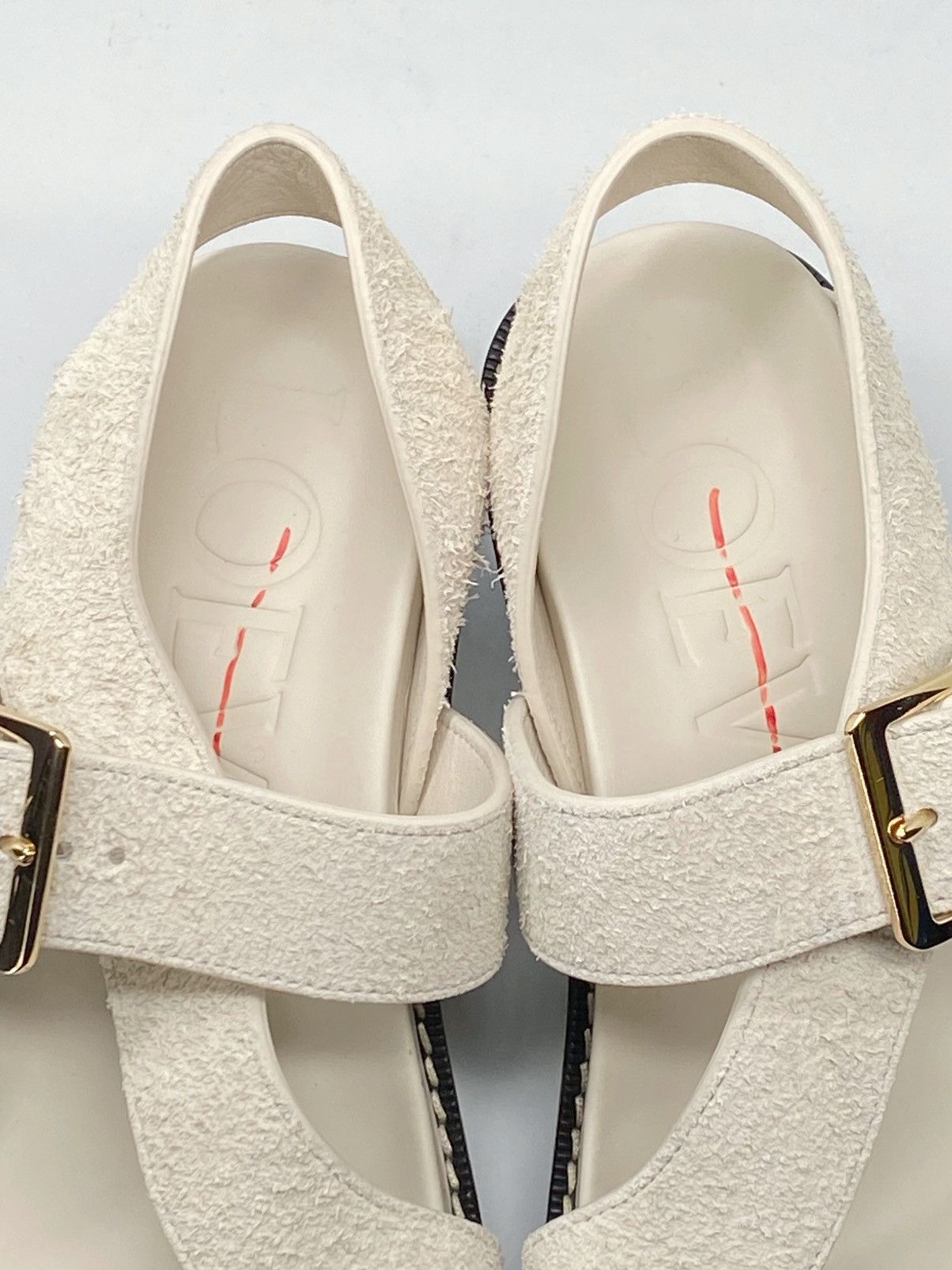Loewe Loewe Ease heel suede sandal size 41 Size US 11 / IT 41 - 12 Thumbnail