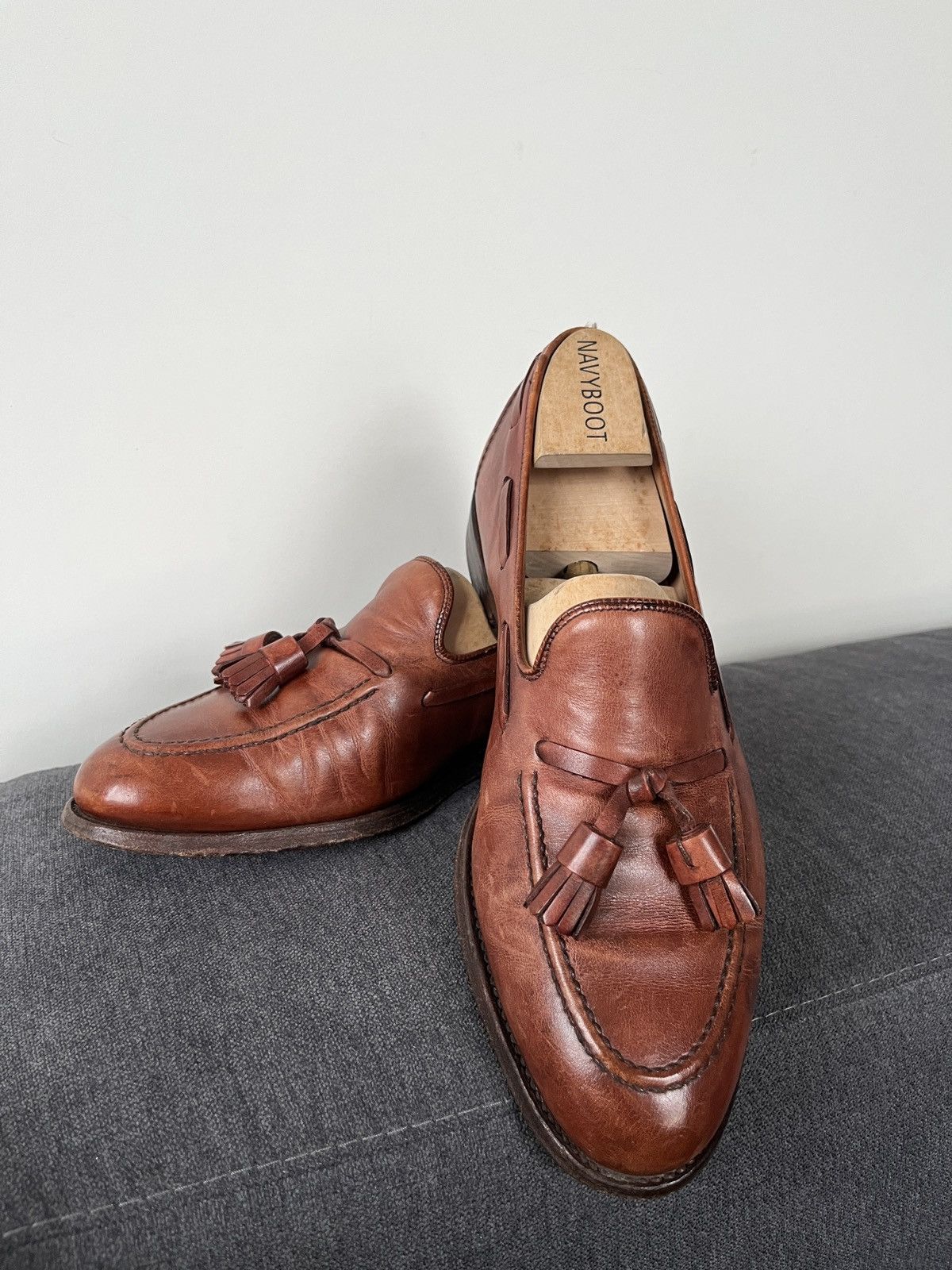 Cheaney Cheaney Boston Brown Made in England Loafers sz UK8 Size US 9 / EU 42 - 19 Thumbnail