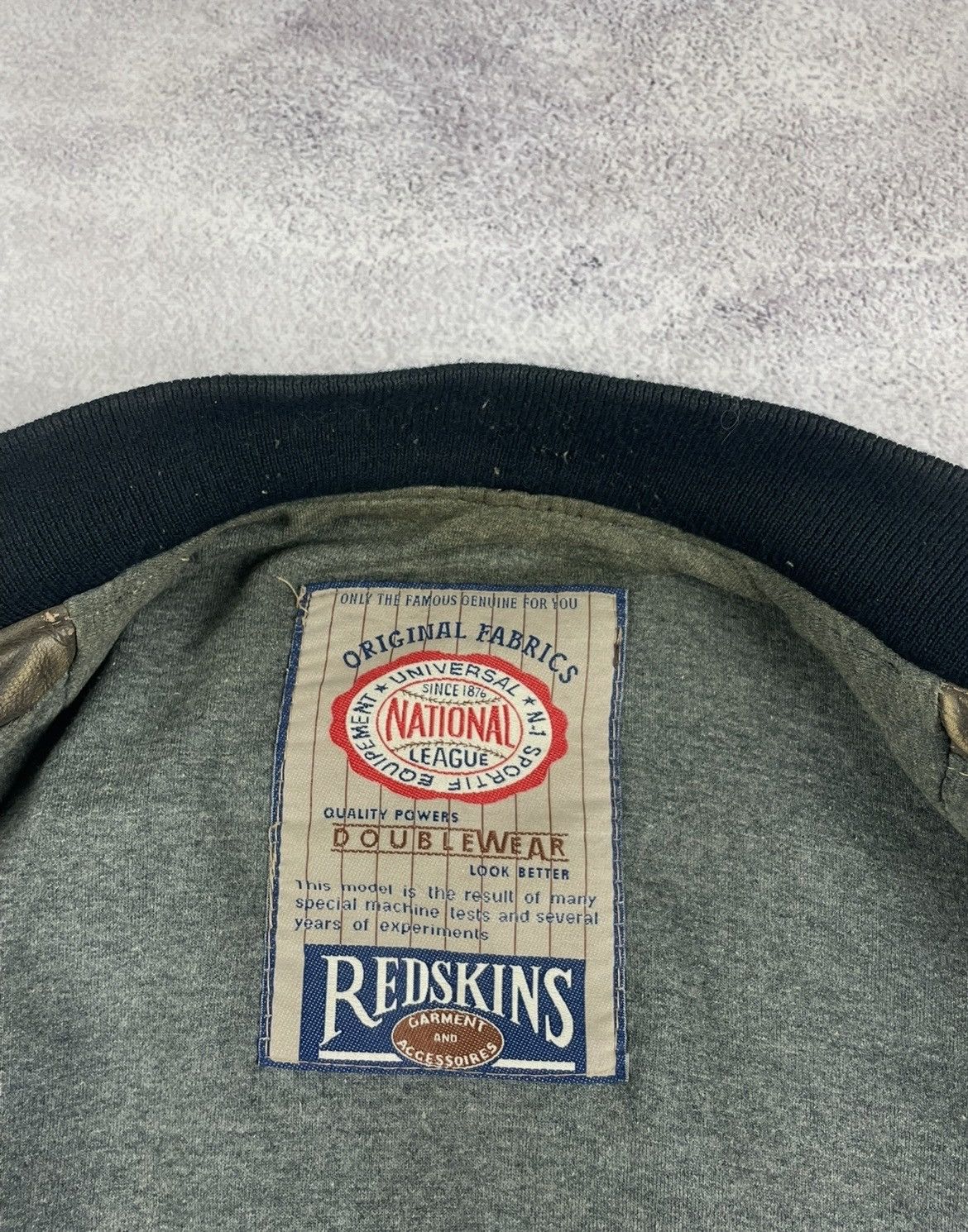 Other Vintage REDSKINS Leather Bomber Jacket Detachable XXXL Size US XXL / EU 58 / 5 - 15 Thumbnail
