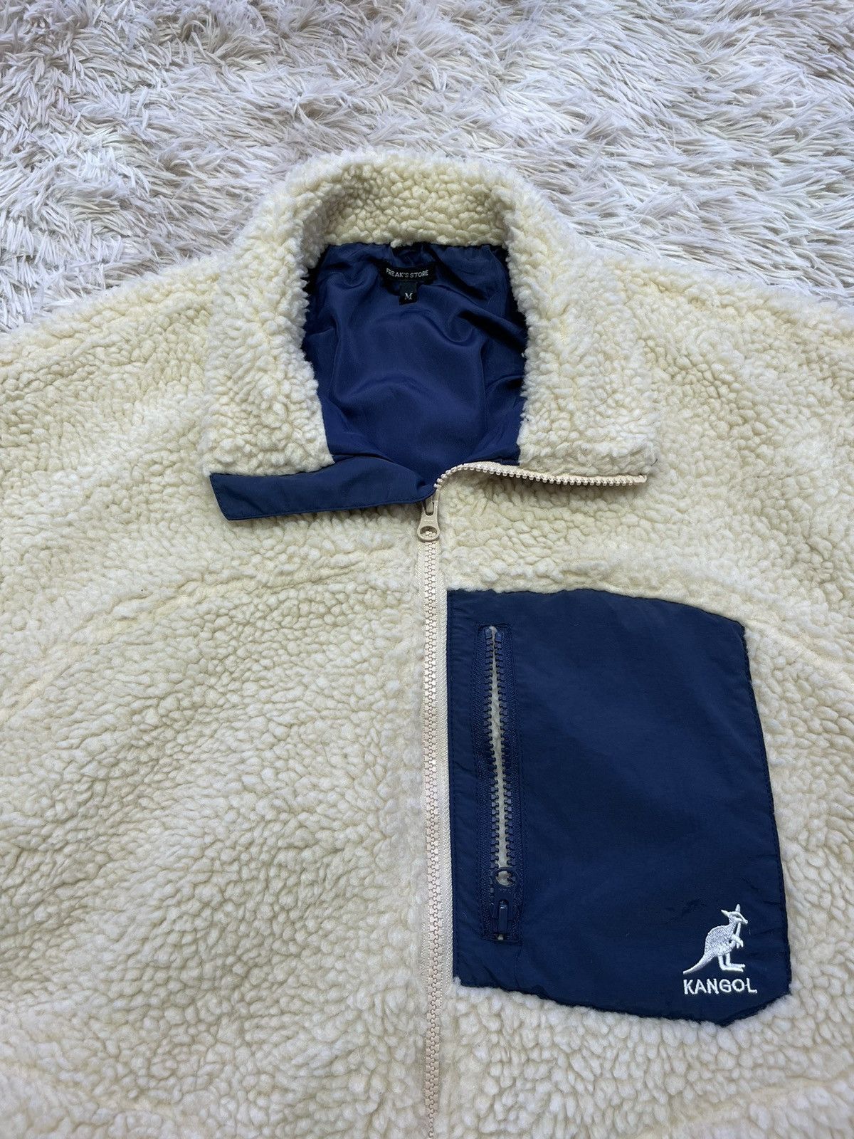 Japanese Brand × Kangol Deep Pile Fleece Jacket Zip Up Freak Store x Kangol Size US S / EU 44-46 / 1 - 4 Thumbnail