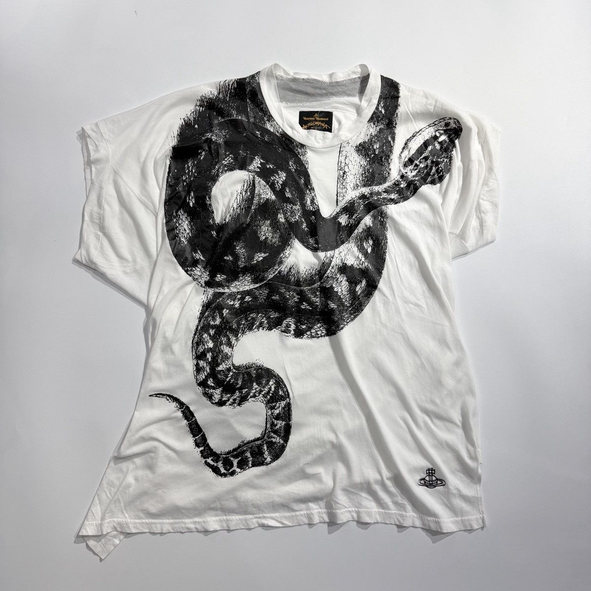 Vivienne Westwood Vivienne Westwood Anglomania Snake Squiggle T-Shirt Size ONE SIZE - 2 Thumbnail