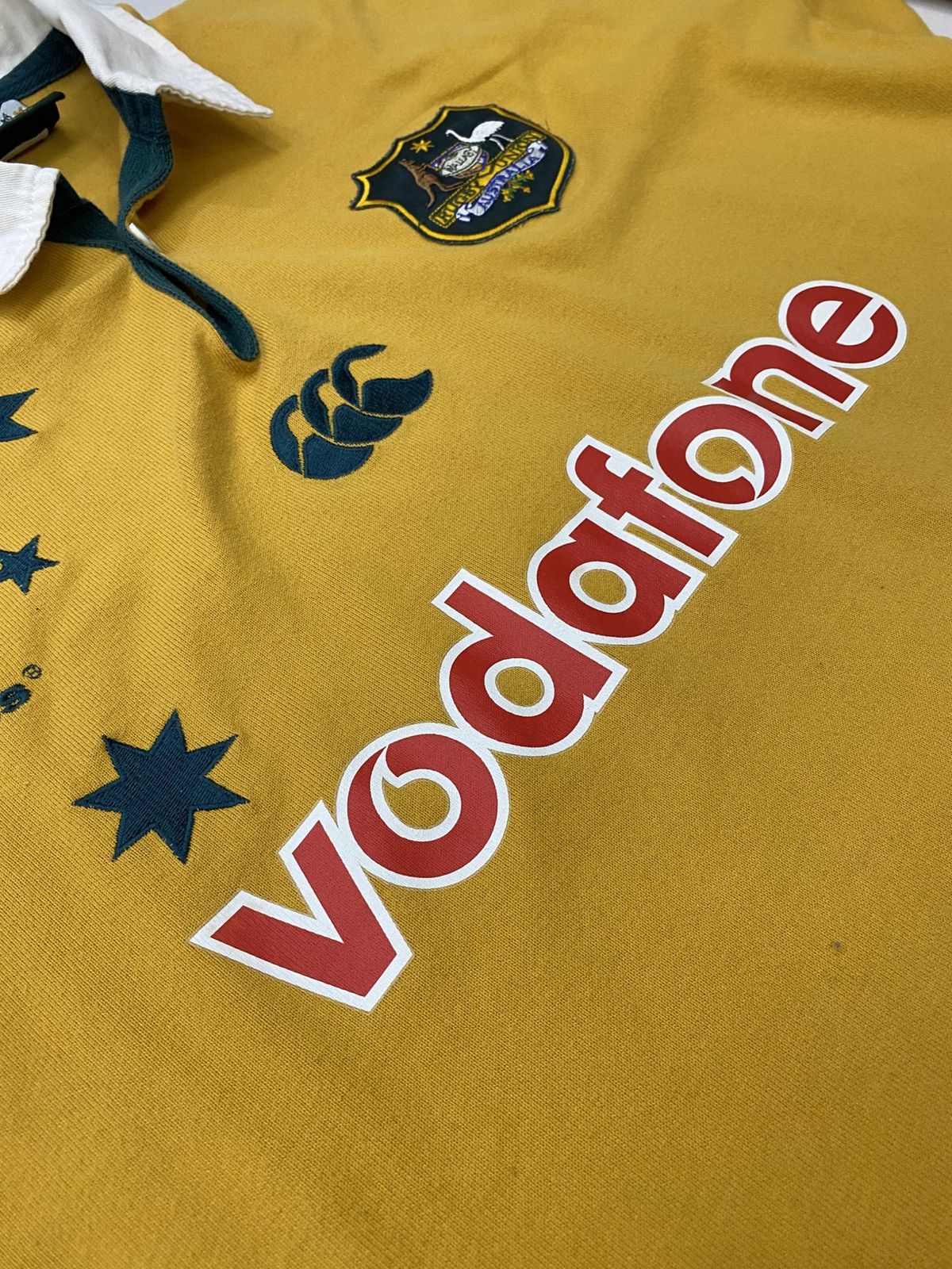 Canterbury of New Zealand × Vintage Vtg 90s Canterbury Australia Wallabies rugby jersey Size US XL / EU 56 / 4 - 6 Thumbnail