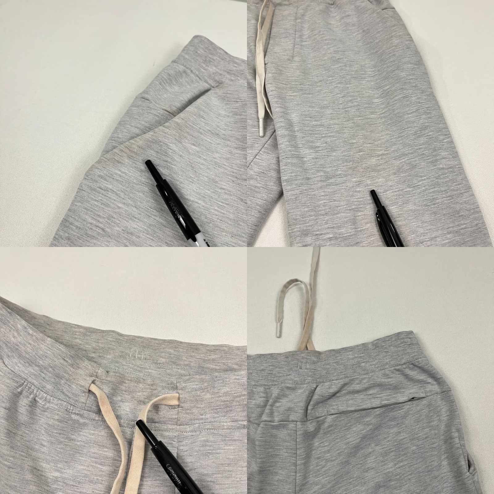 Lululemon Lululemon City Sweat Joggers Mens S Gray 27" Athletic Regular Tapered Pants City Pattern Sponsors? Size US 29 - 8 Thumbnail