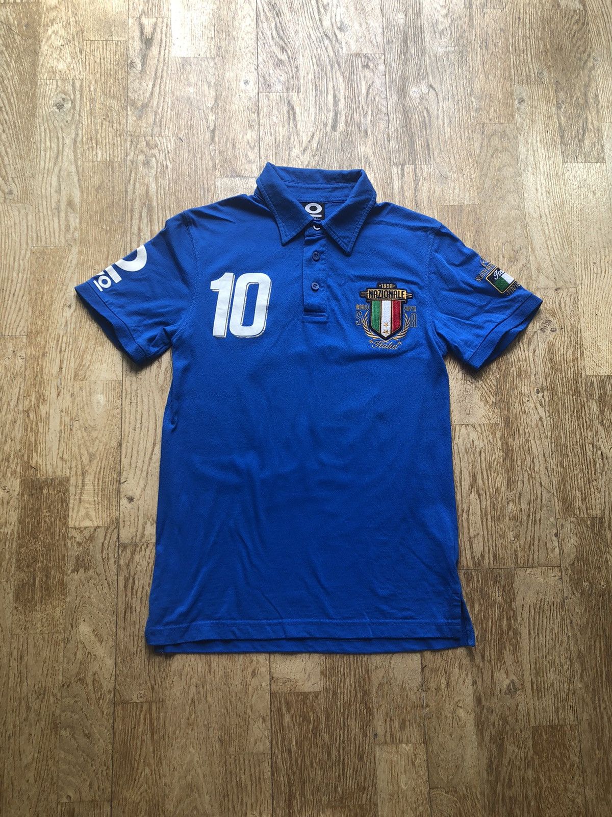 Vintage VINTAGE ITALIA NAZIONALE FOOTBALL SOCCER POLO SHIRT Size US S / EU 44-46 / 1 - 2 Thumbnail