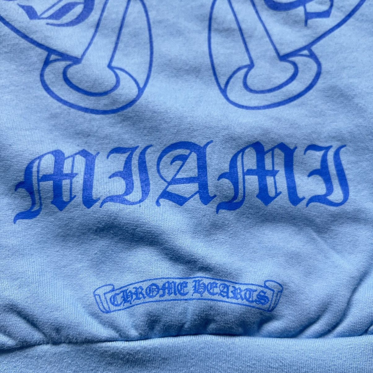 Chrome Hearts Chrome Hearts Miami Exclusive Blue Floral Hoodie Size US L / EU 52-54 / 3 - 11 Thumbnail