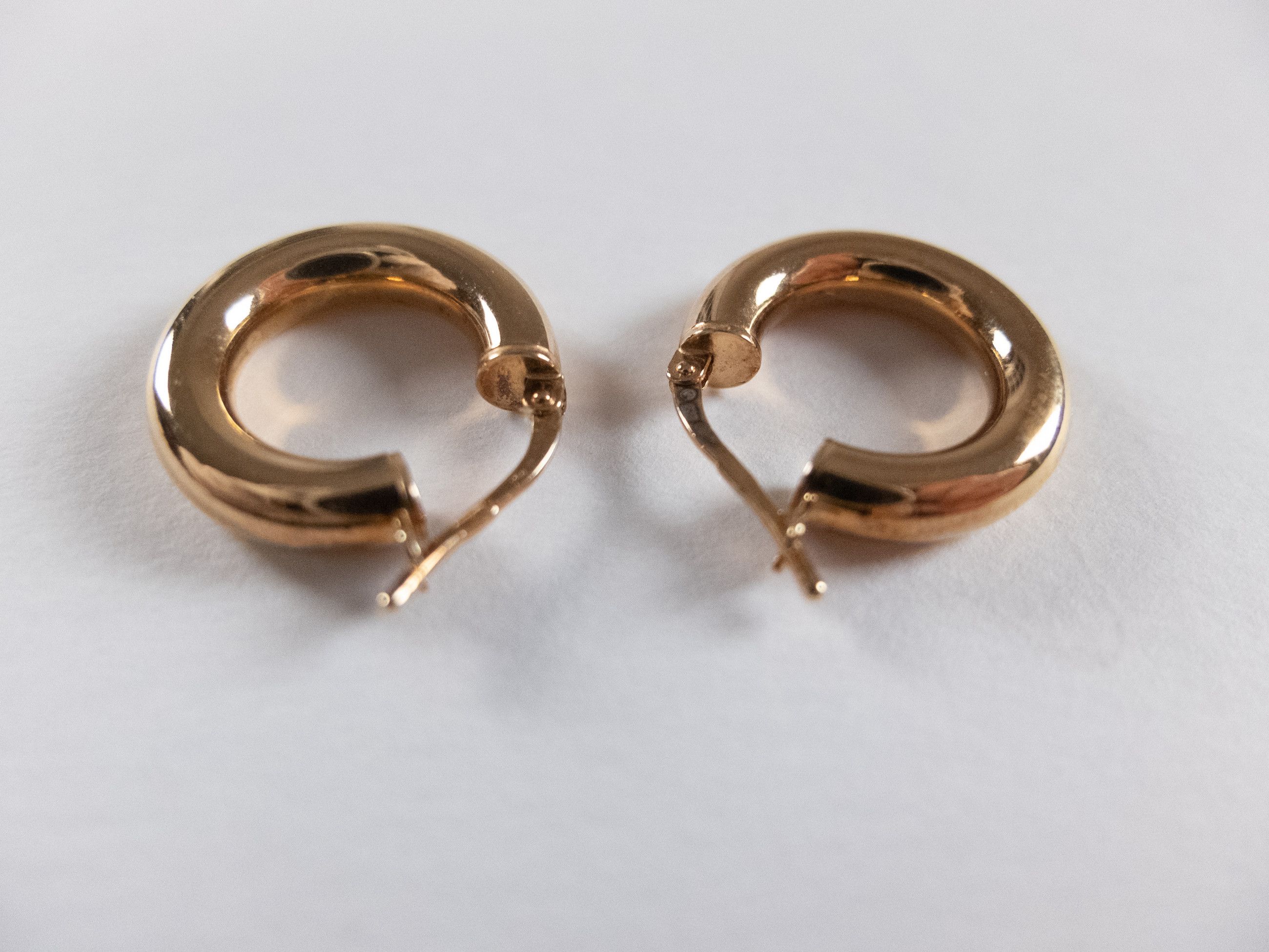 Bottega Veneta BOTTEGA VENETA Essentials gold plated silver hoop earrings q Size ONE SIZE - 2 Thumbnail
