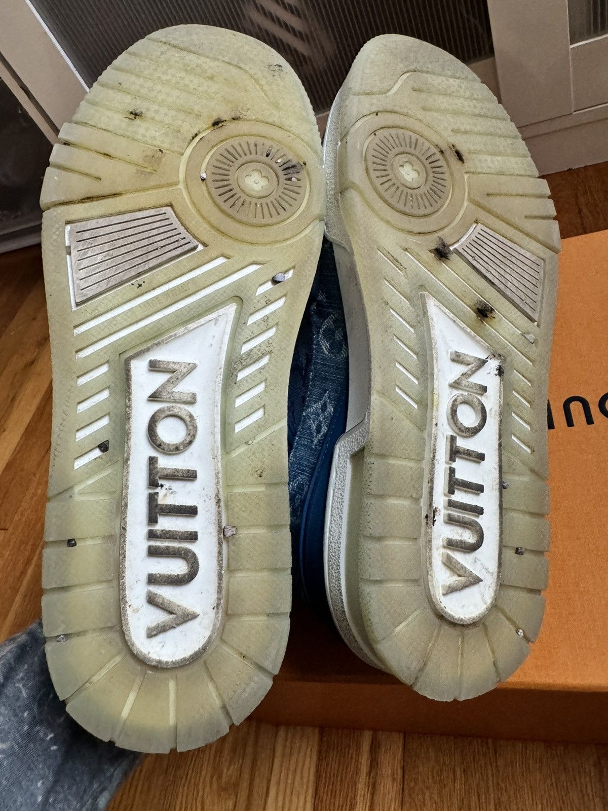 Louis Vuitton Louis Vuitton monogram denim trainers Size US 6.5 / EU 39-40 - 9 Thumbnail