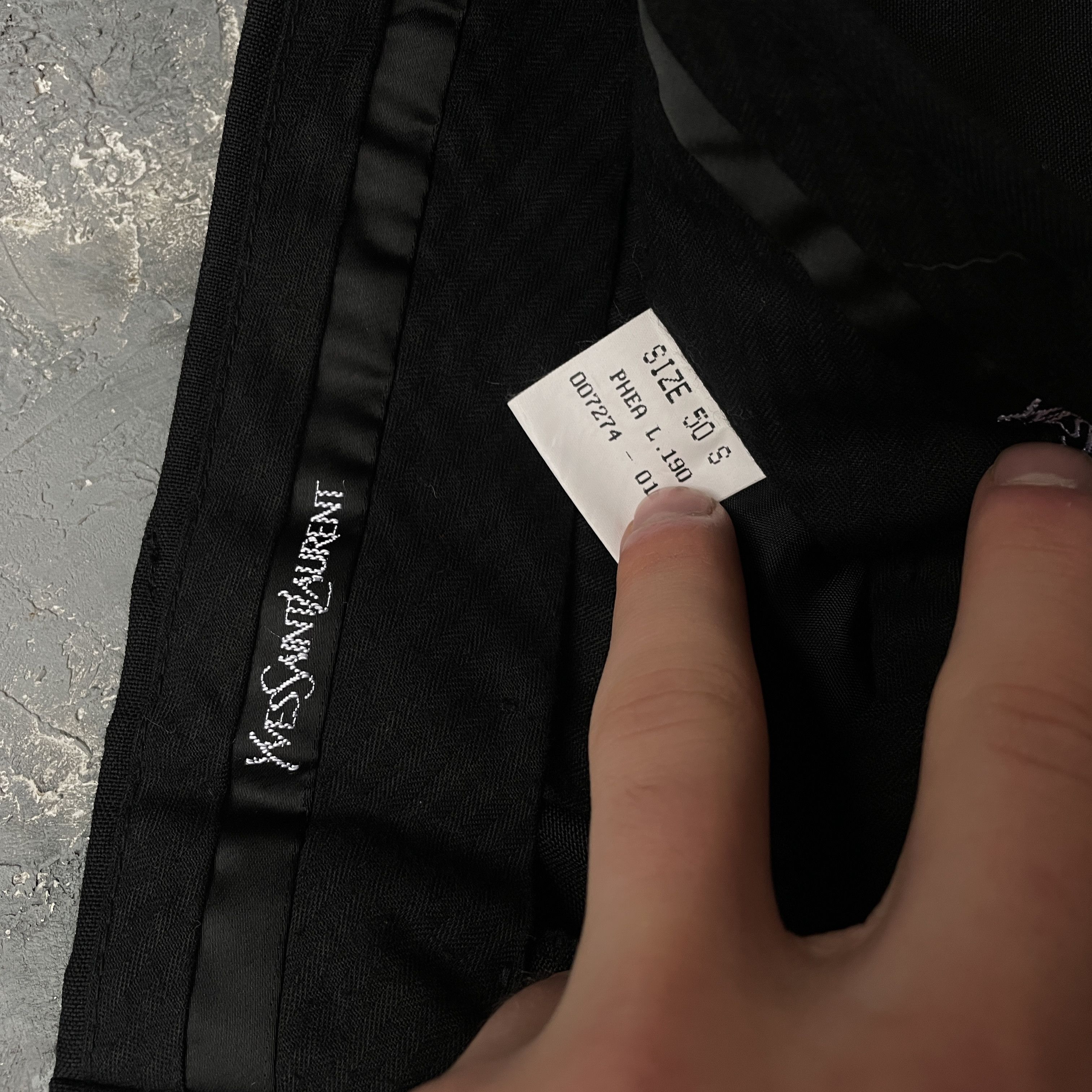 Vintage × Yves Saint Laurent vintage ysl yves saint laurent suit pants Size 50S - 5 Thumbnail