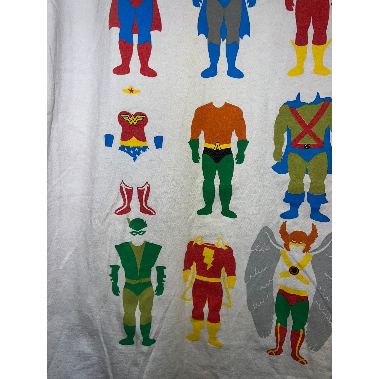 DC Comics DC Comics Superhero Shirt Super Hero White Tee Graphic Large Size US L / EU 52-54 / 3 - 4 Thumbnail
