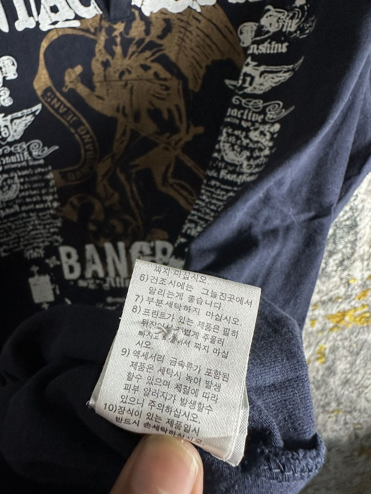 Hysteric Glamour IF SIX WAS NINE LGB STYLE VTG BANG BANG DOUBLE LAYER TSHIRT Size US L / EU 52-54 / 3 - 6 Thumbnail