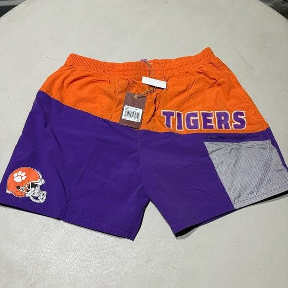 Mitchell & Ness NWT MITCHELL & NESS NCAA NYLON UTILITY CLEMSON TIGERS SHORTS Size US 36 / EU 52 - 1 Thumbnail