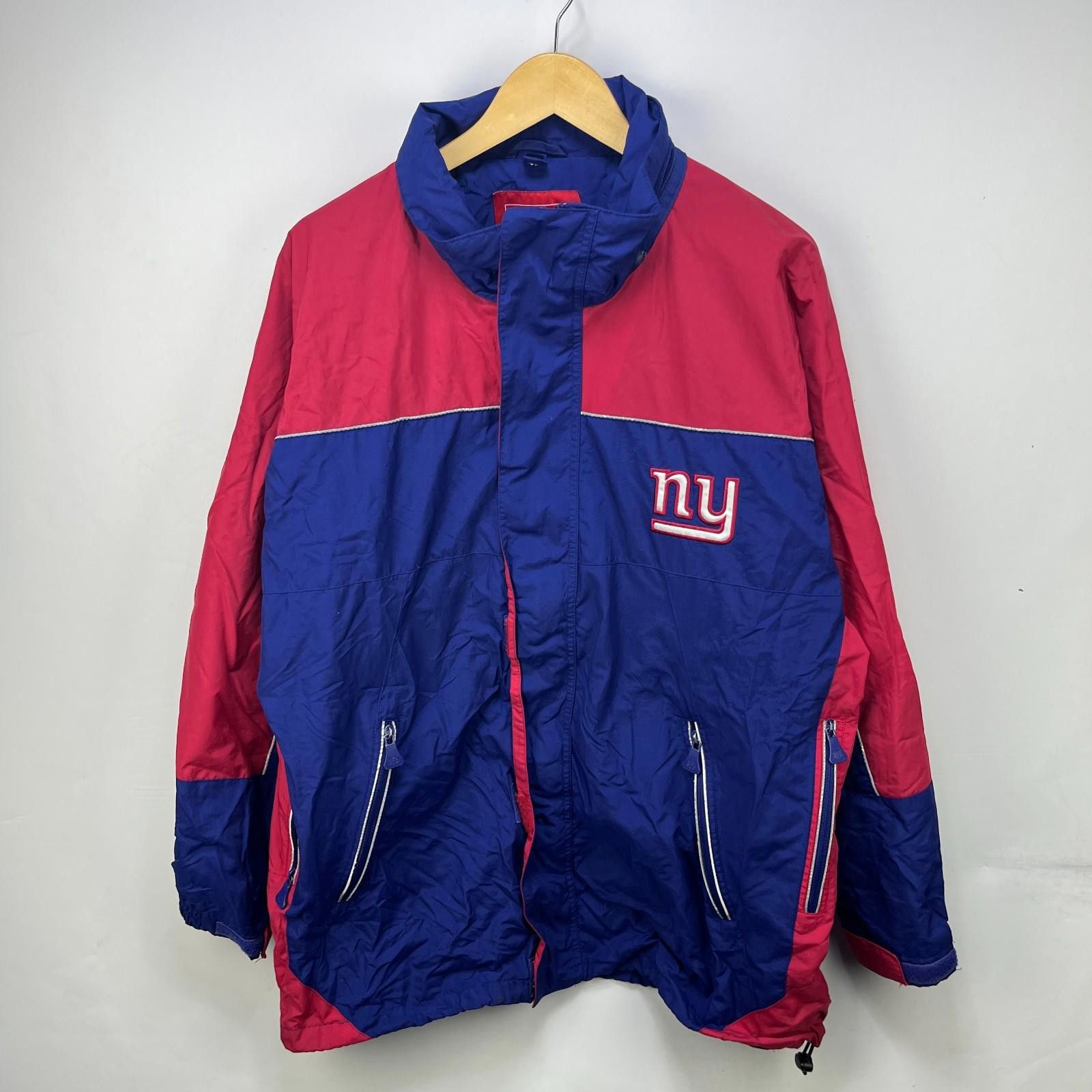 Other Vintage New York Giants NFL Windbreaker Jacket Large Size ONE SIZE - 3 Thumbnail