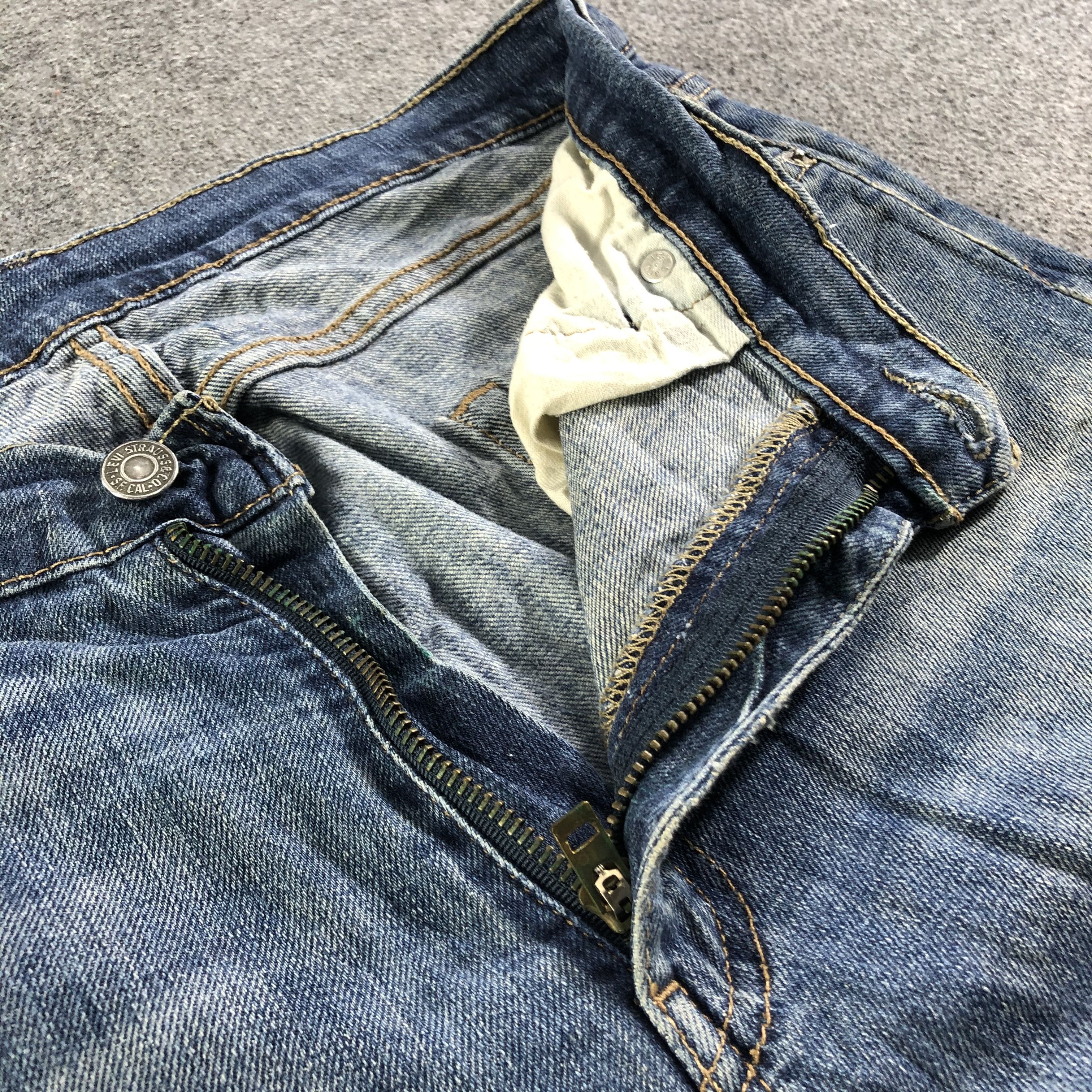 Levi's Vintage Blue Wash Levis 513 Jeans-J3107 Size US 32 / EU 48 - 6 Thumbnail