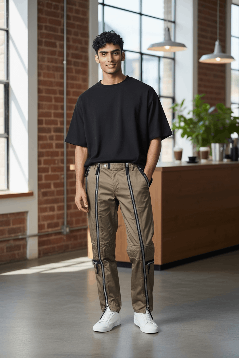 Dries Van Noten VERY RARE🔥DRIES VAN NOTEN Designer Multi-Zipper Pants Size US 28 / EU 44 - 1 Thumbnail