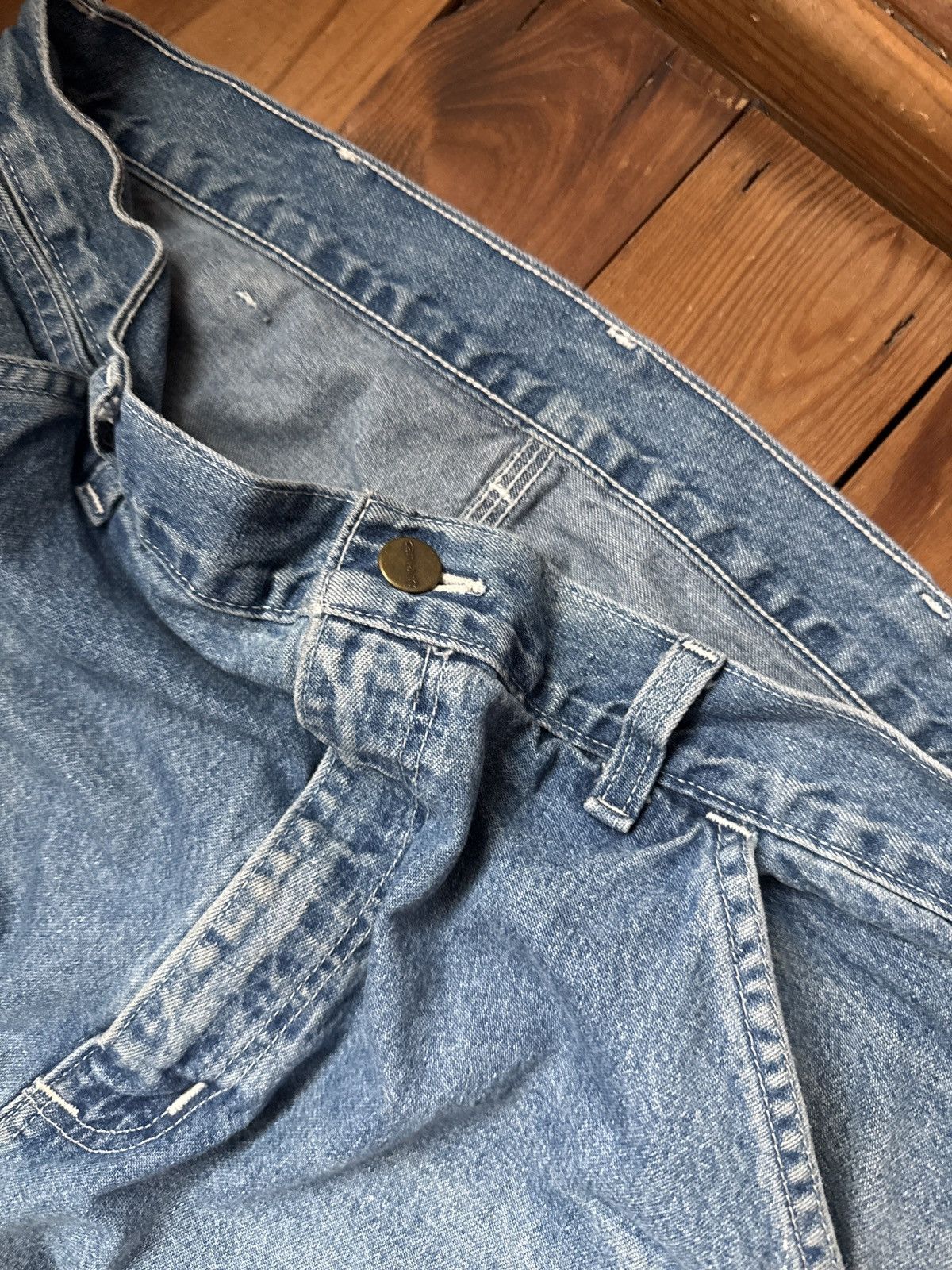 Vintage 90s Carhartt Painter Blue Denim Carpenter Jeans
