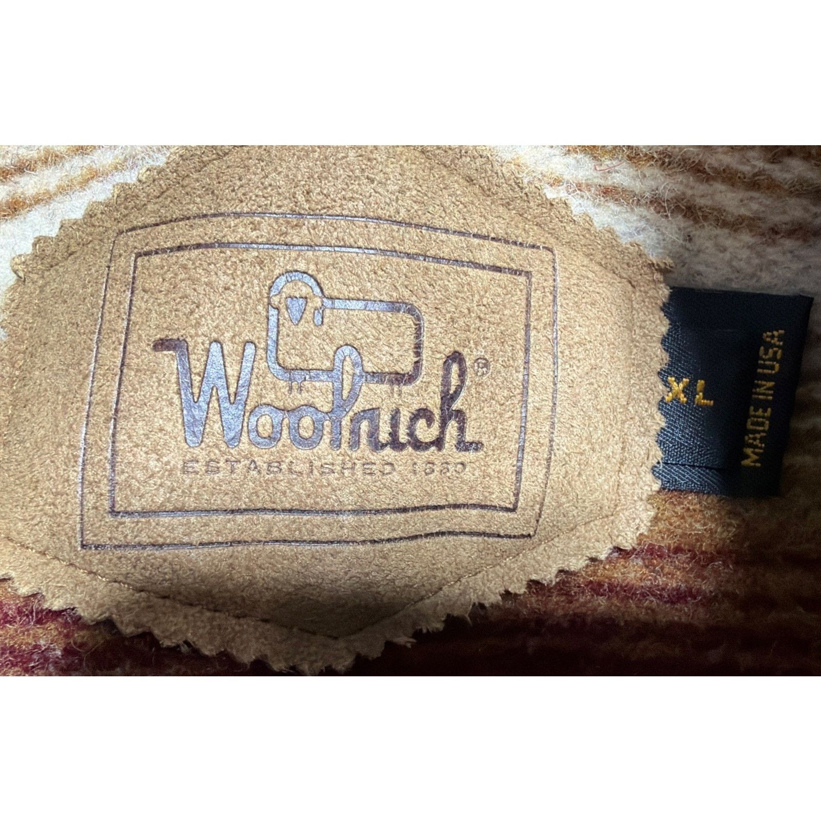Woolrich Woolen Mills Vintage Woolrich Made USA Wool Lined Chore Canvas Jacket XL Size US XL / EU 56 / 4 - 6 Thumbnail