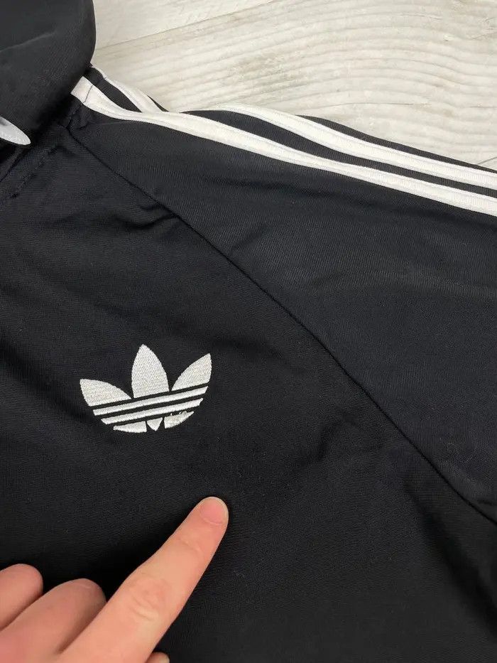 Adidas Vintage Adidas Track Jacket Hooded Y2K Balenciaga Style 00s Size US M / EU 48-50 / 2 - 11 Thumbnail