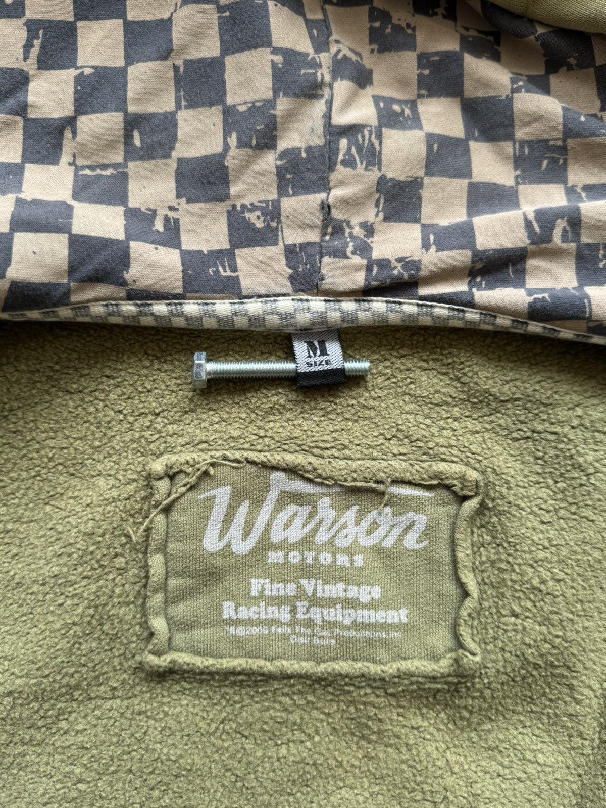 Vintage VintageTrashed Warson Motors Zip Hoodie Racing Mechanic Size US M / EU 48-50 / 2 - 12 Thumbnail