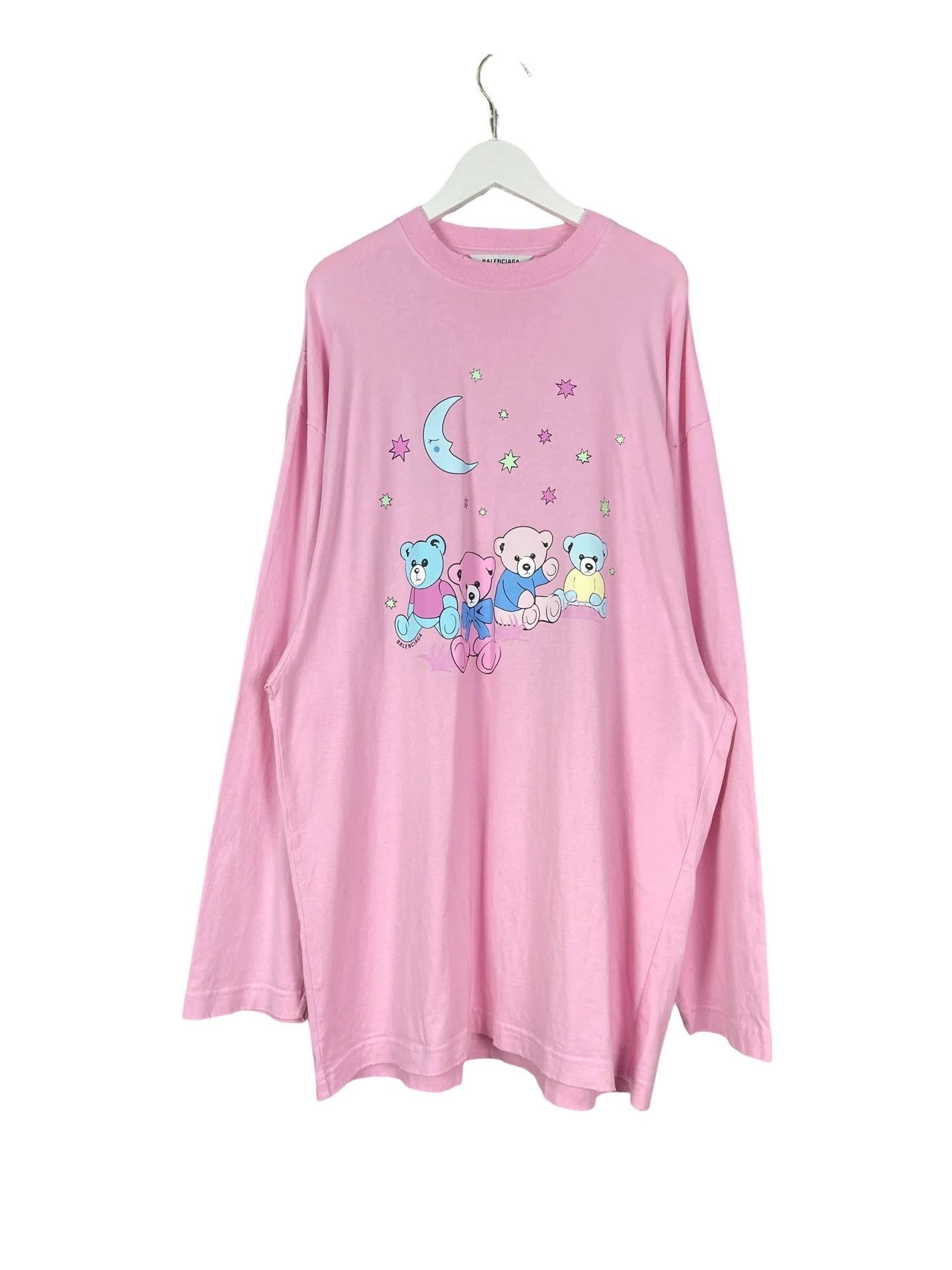 Balenciaga Balenciaga Bear Graphic Long Sleeve T-Shirt Size XS Size US XS / EU 42 / 0 - 1 Thumbnail