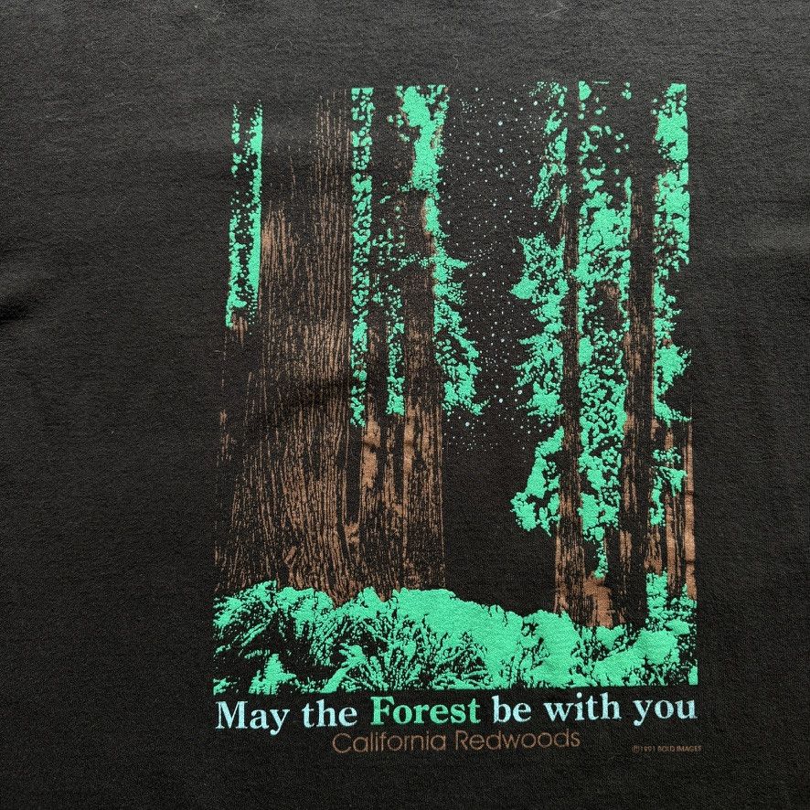 Vintage 1991 “May the Forest Be With You” Tee Size US L / EU 52-54 / 3 - 2 Thumbnail