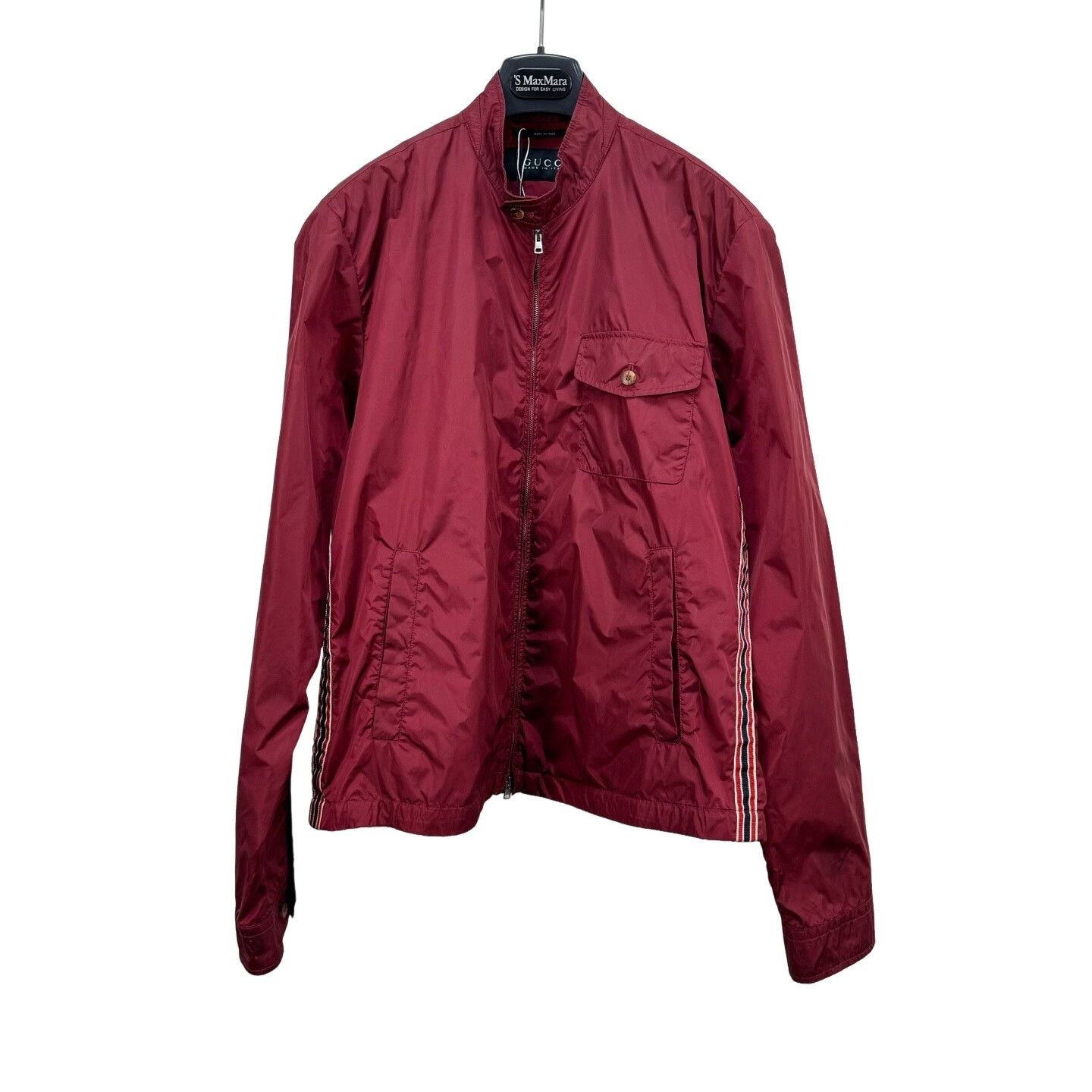 Gucci Gucci Web Stripe Nylon Jacket Size 48 Size US M / EU 48-50 / 2 - 1 Thumbnail
