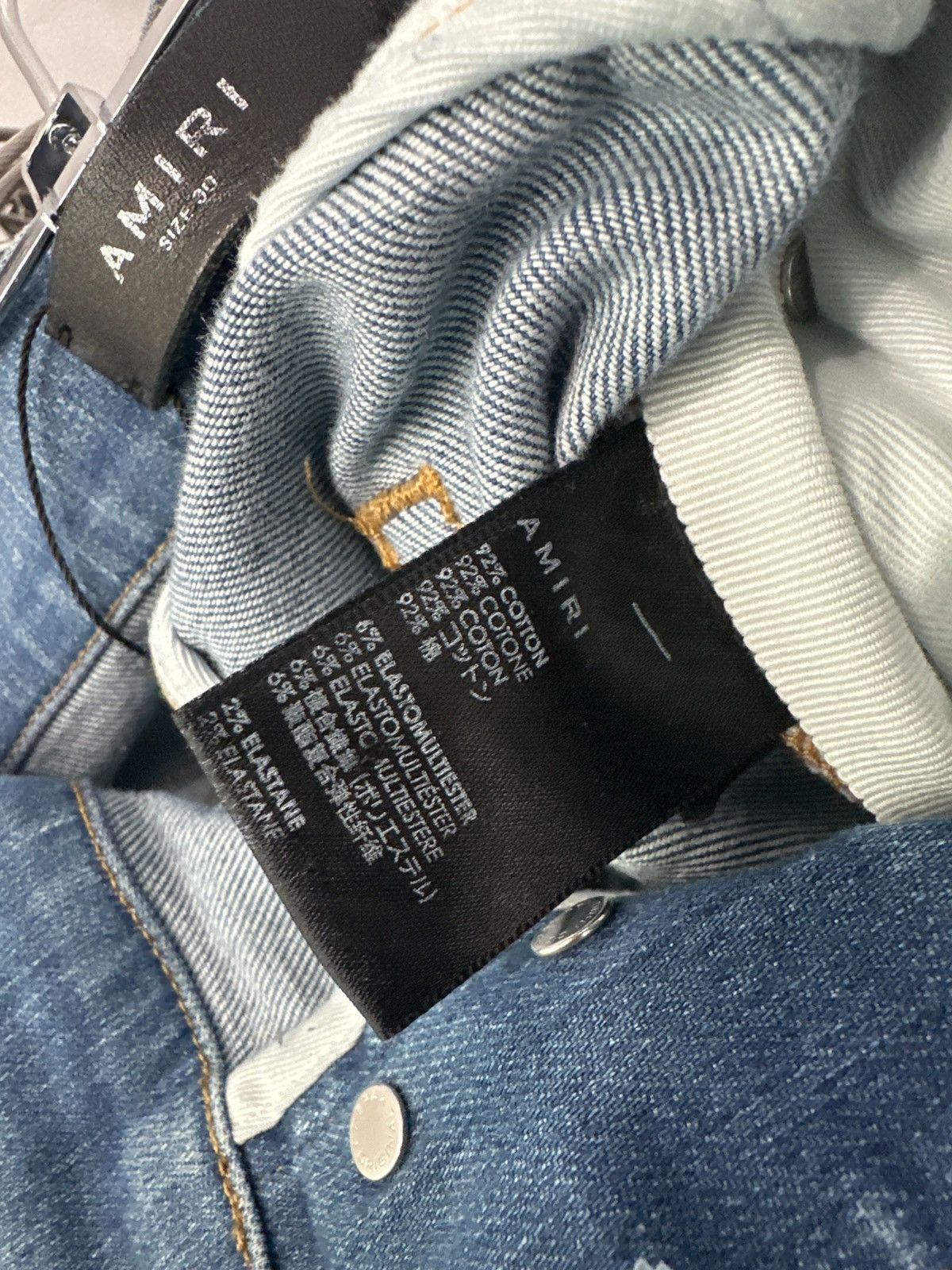 Amiri Amiri ‘70’s Chemist’ Indigo Jeans Size US 30 / EU 46 - 3 Thumbnail