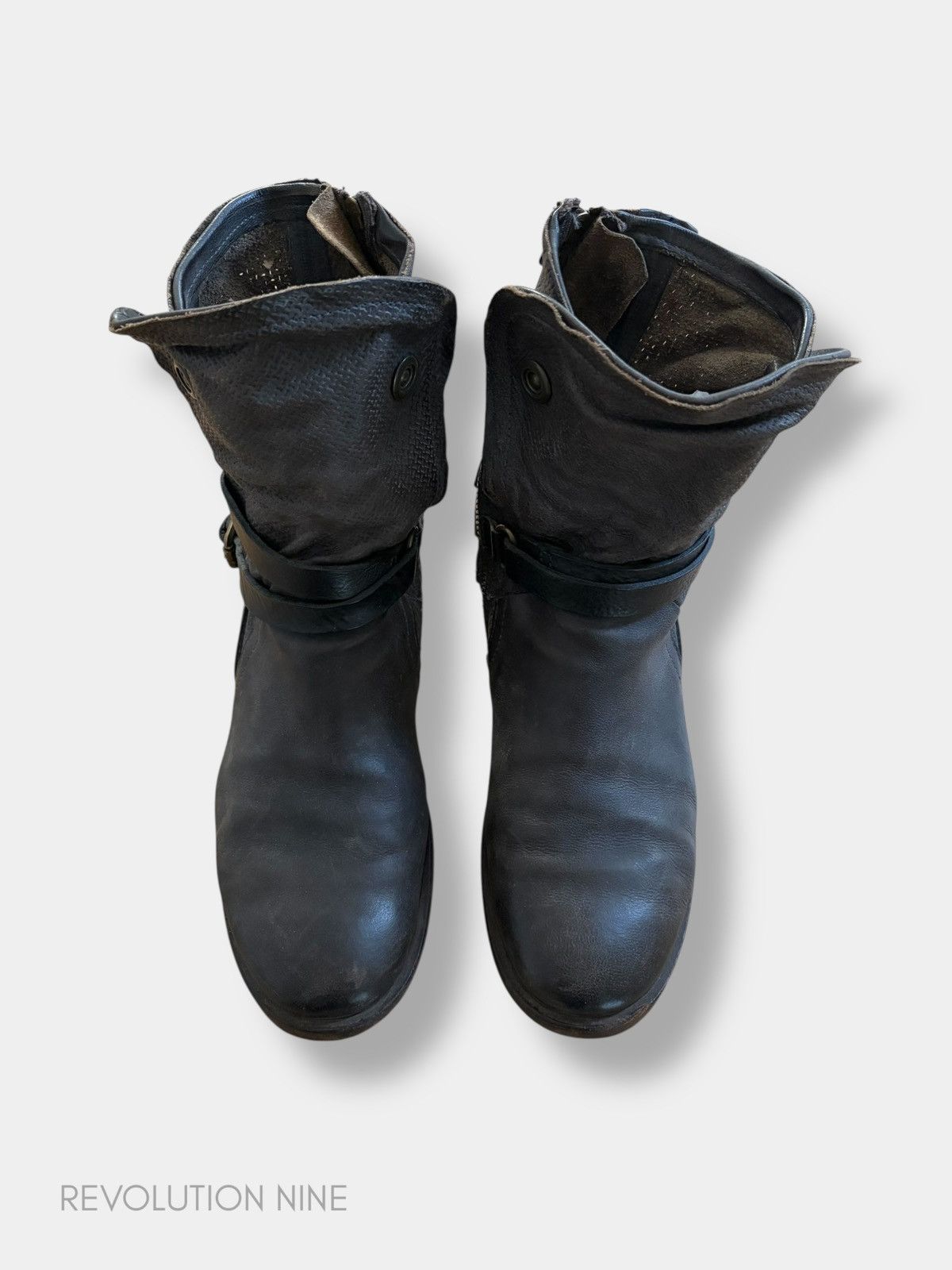 A.S.98 A.S 98 dark grey bandage belt boots Size US 7.5 / EU 40-41 - 2 Thumbnail