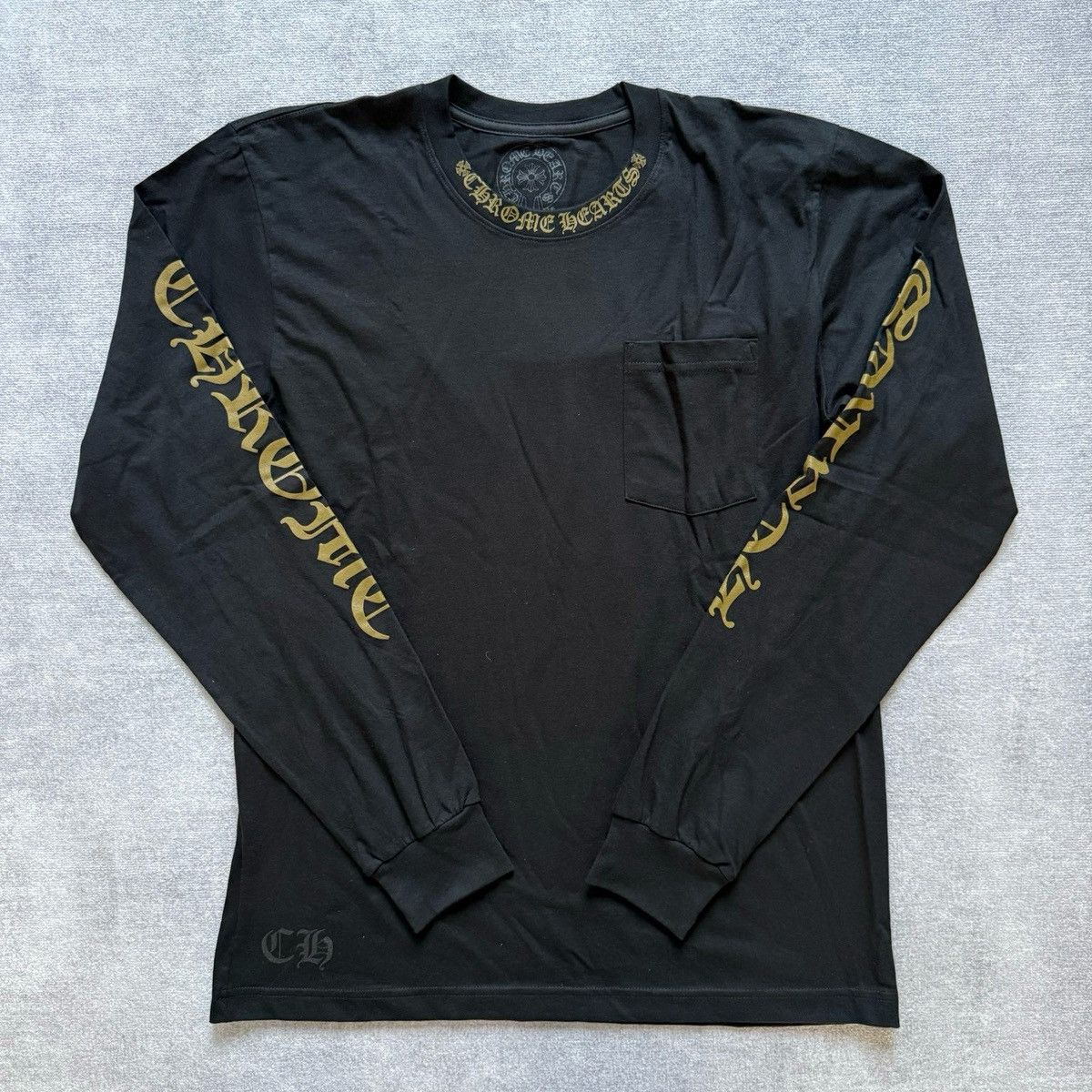 Chrome Hearts Chrome Hearts Gold Script Long Sleeve T shirt L Size US L / EU 52-54 / 3 - 1 Thumbnail
