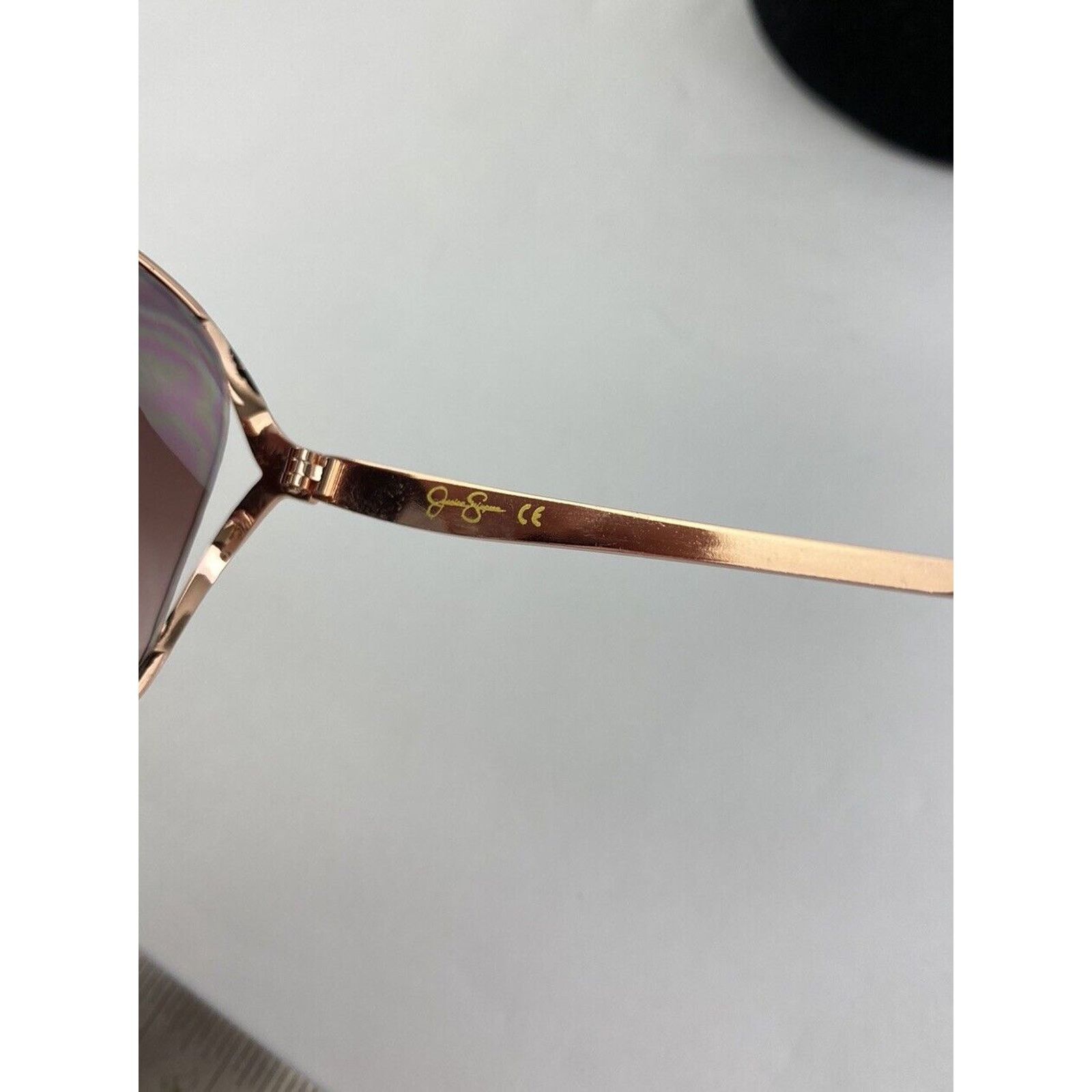 Jessica Simpson NWT HI Jessica Simpson Metal Rose Gold Pink Round Oversized Size ONE SIZE - 7 Thumbnail