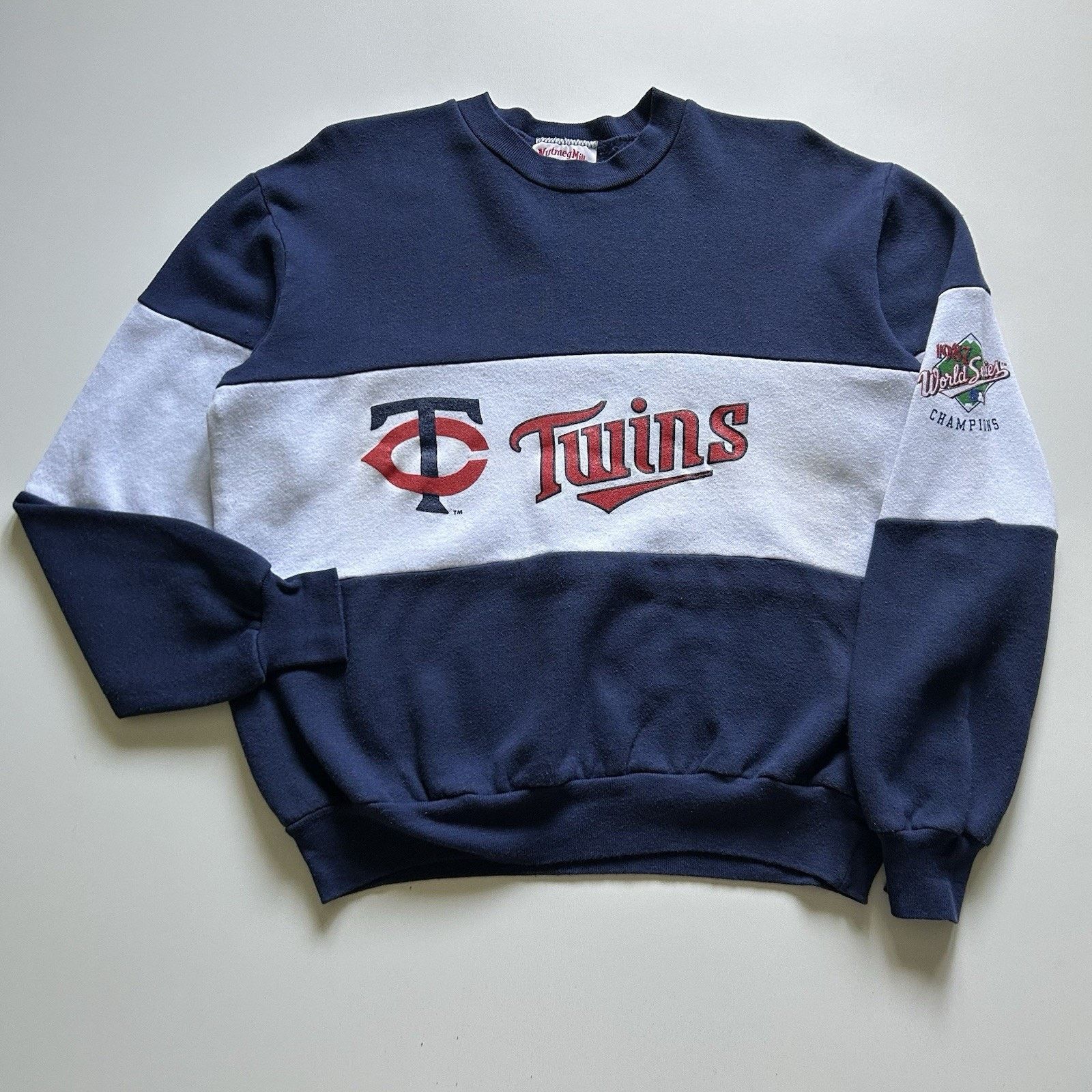 MLB Vintage 80s Minnesota Twins MLB World Series Champs Crewneck Size US M / EU 48-50 / 2 - 1 Thumbnail