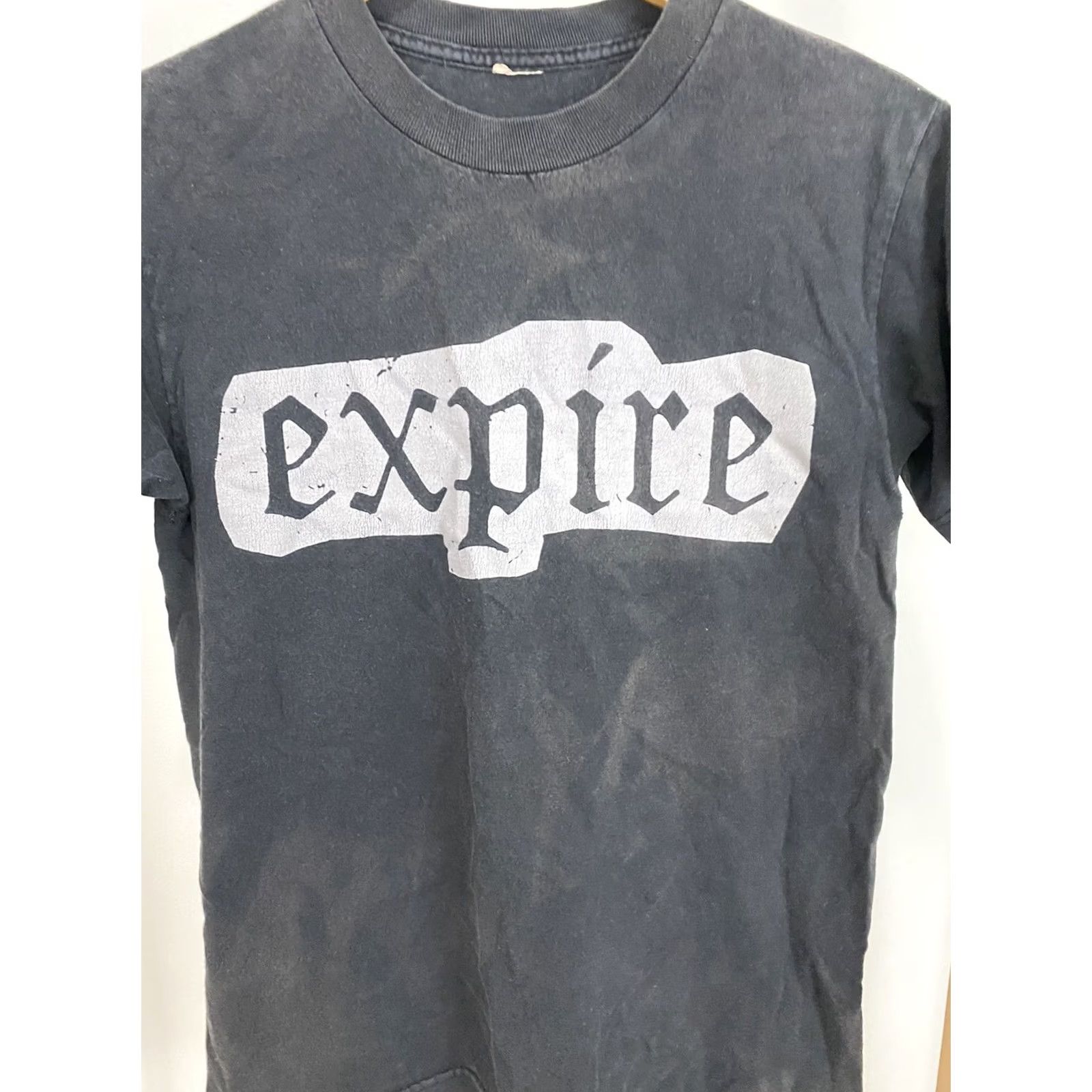Vintage VTG Expire Teach Me How To Forget Punk Band Tour Black T-Shirt Size S Mens Size US S / EU 44-46 / 1 - 3 Thumbnail